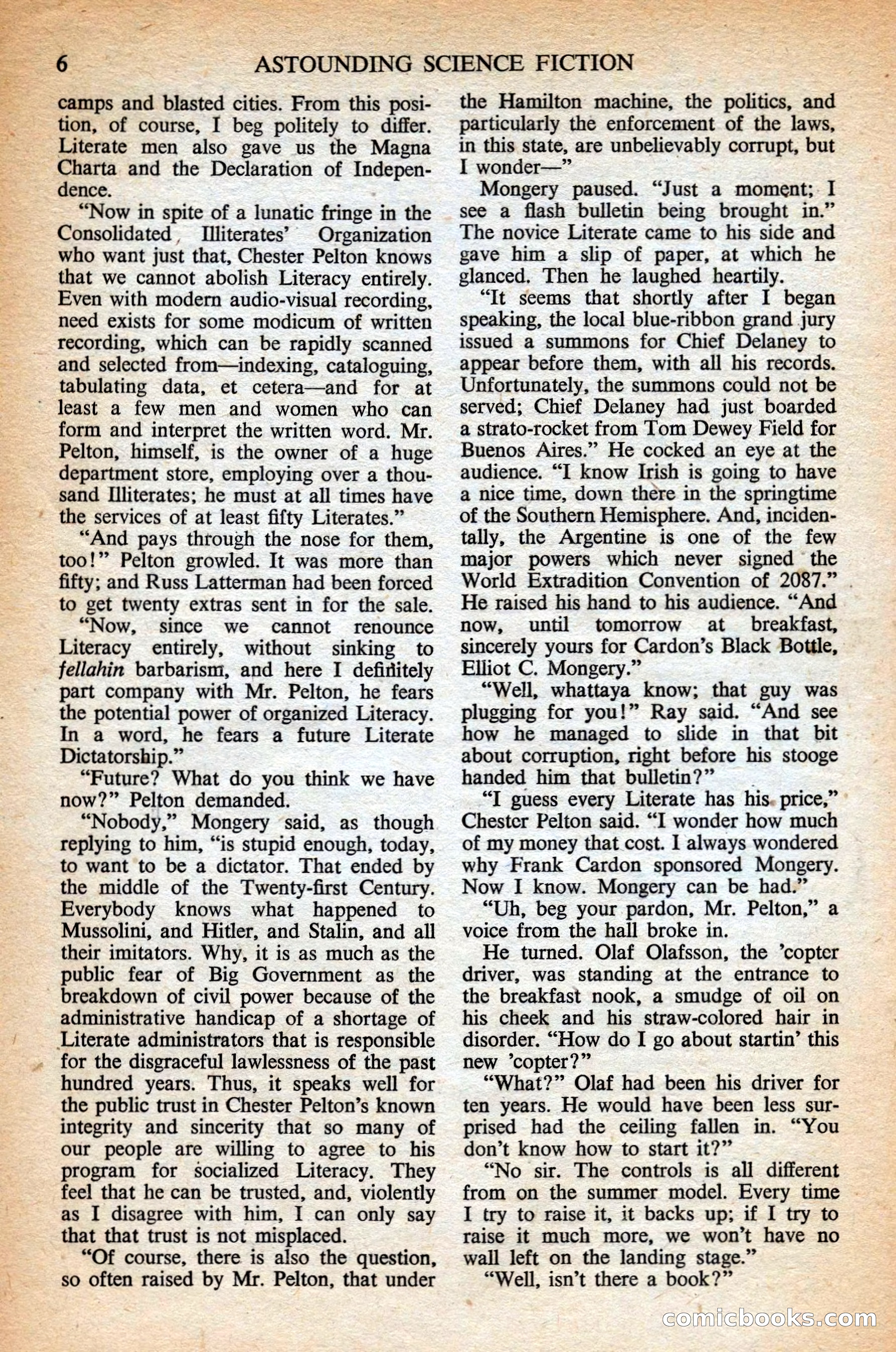 Astounding British Edition, Vol. 9, No. 7 — page 8 of 68