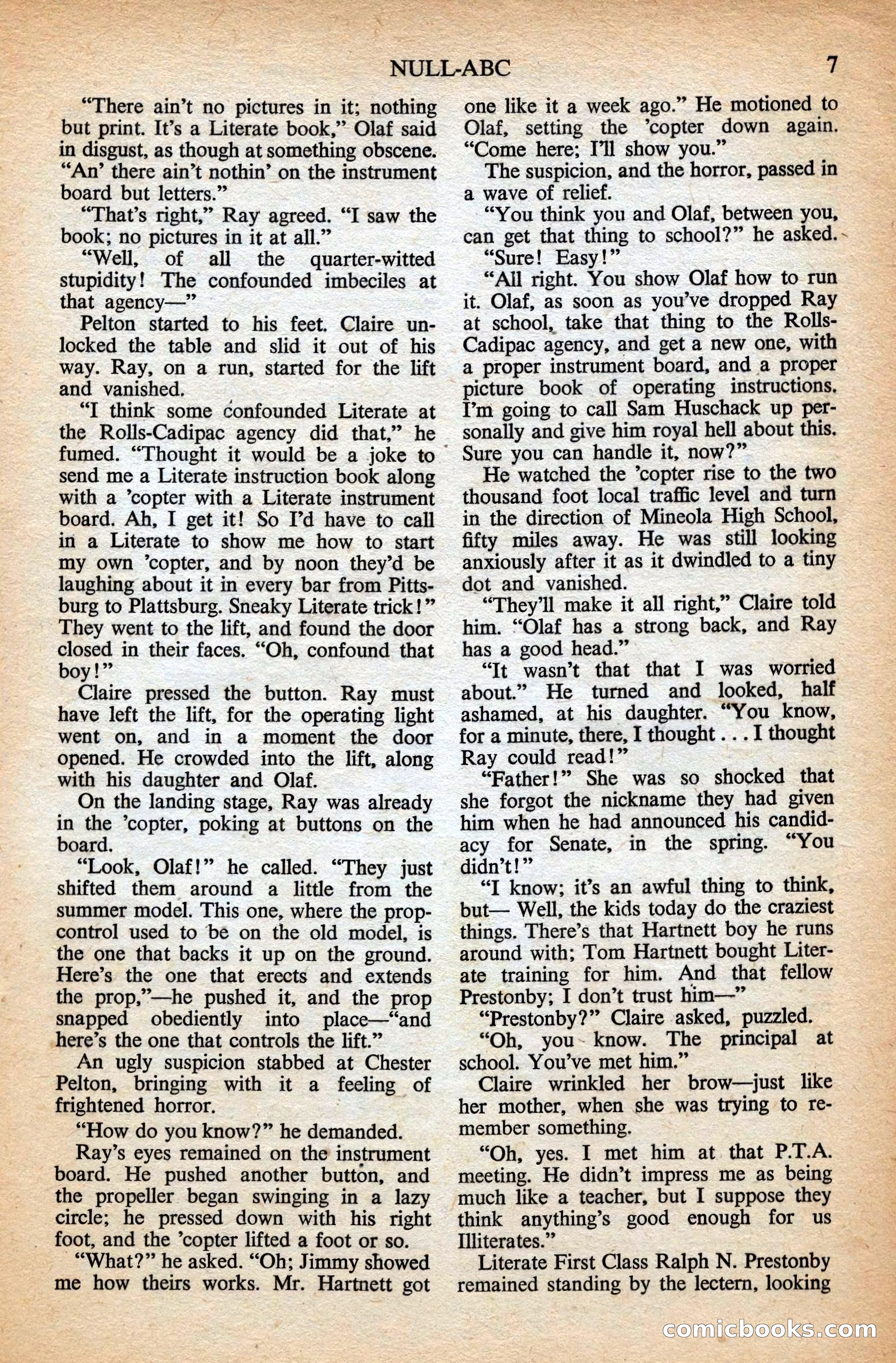 Astounding British Edition, Vol. 9, No. 7 — page 9 of 68