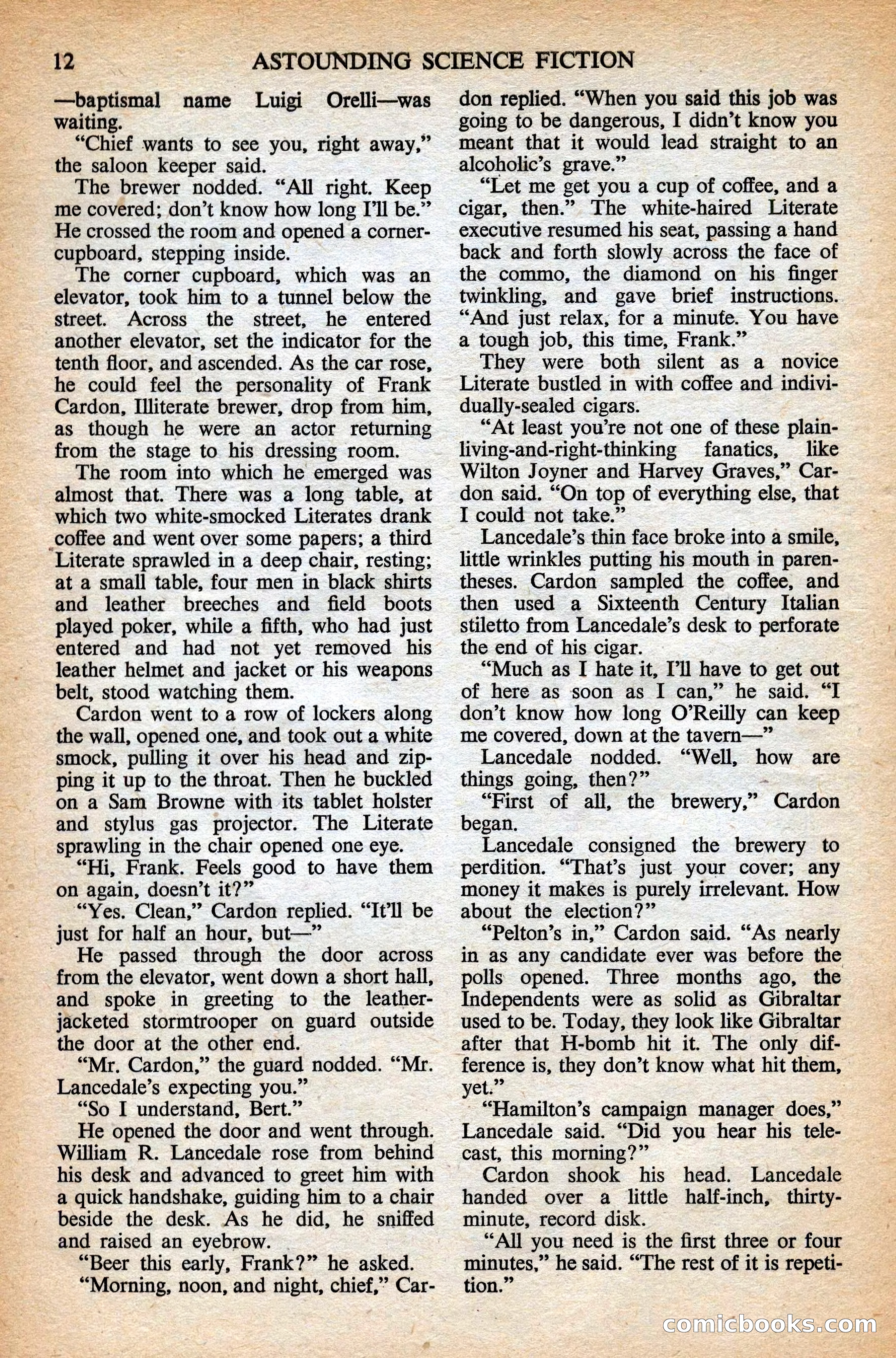 Astounding British Edition, Vol. 9, No. 7 — page 14 of 68