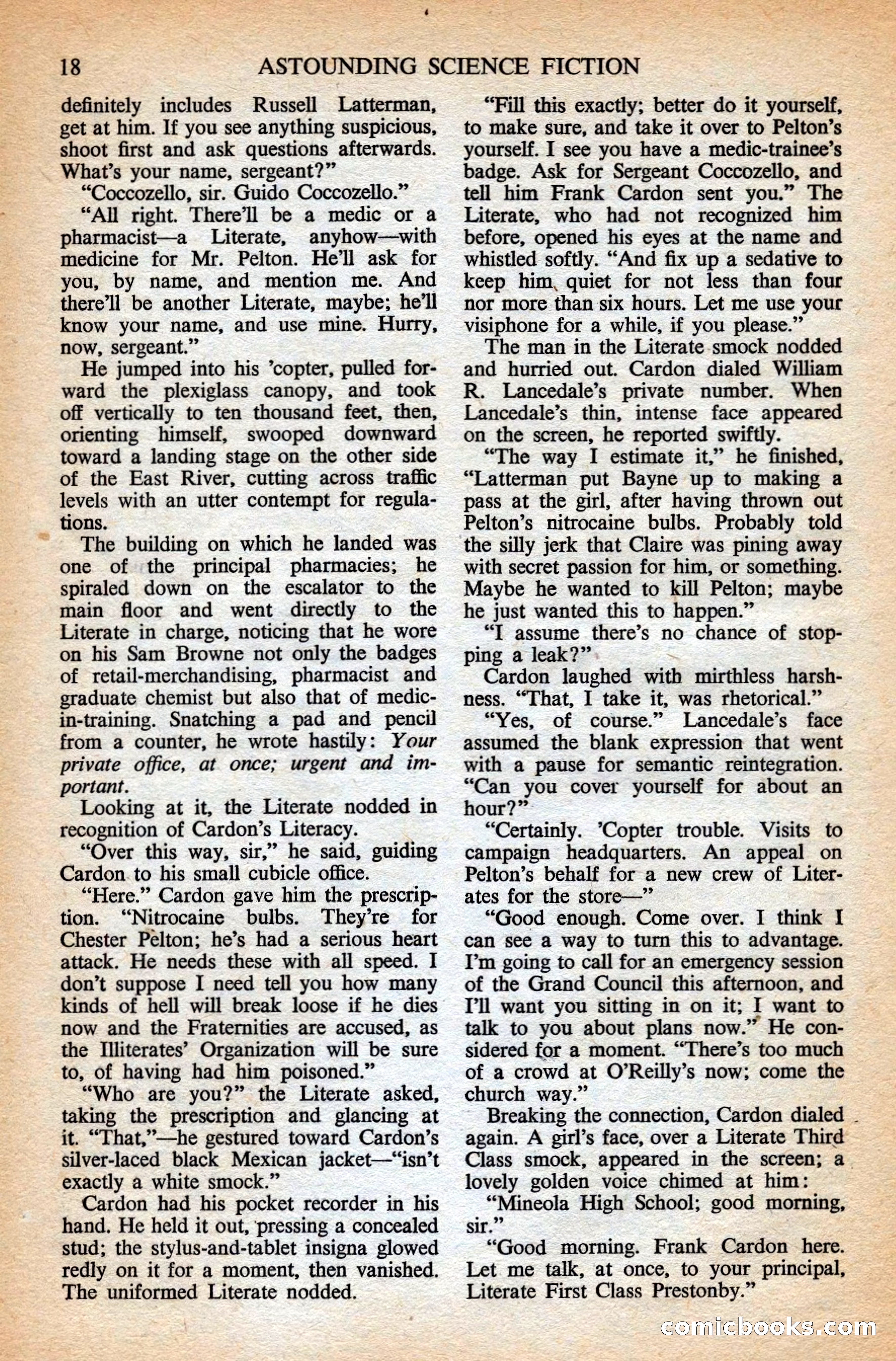 Astounding British Edition, Vol. 9, No. 7 — page 20 of 68