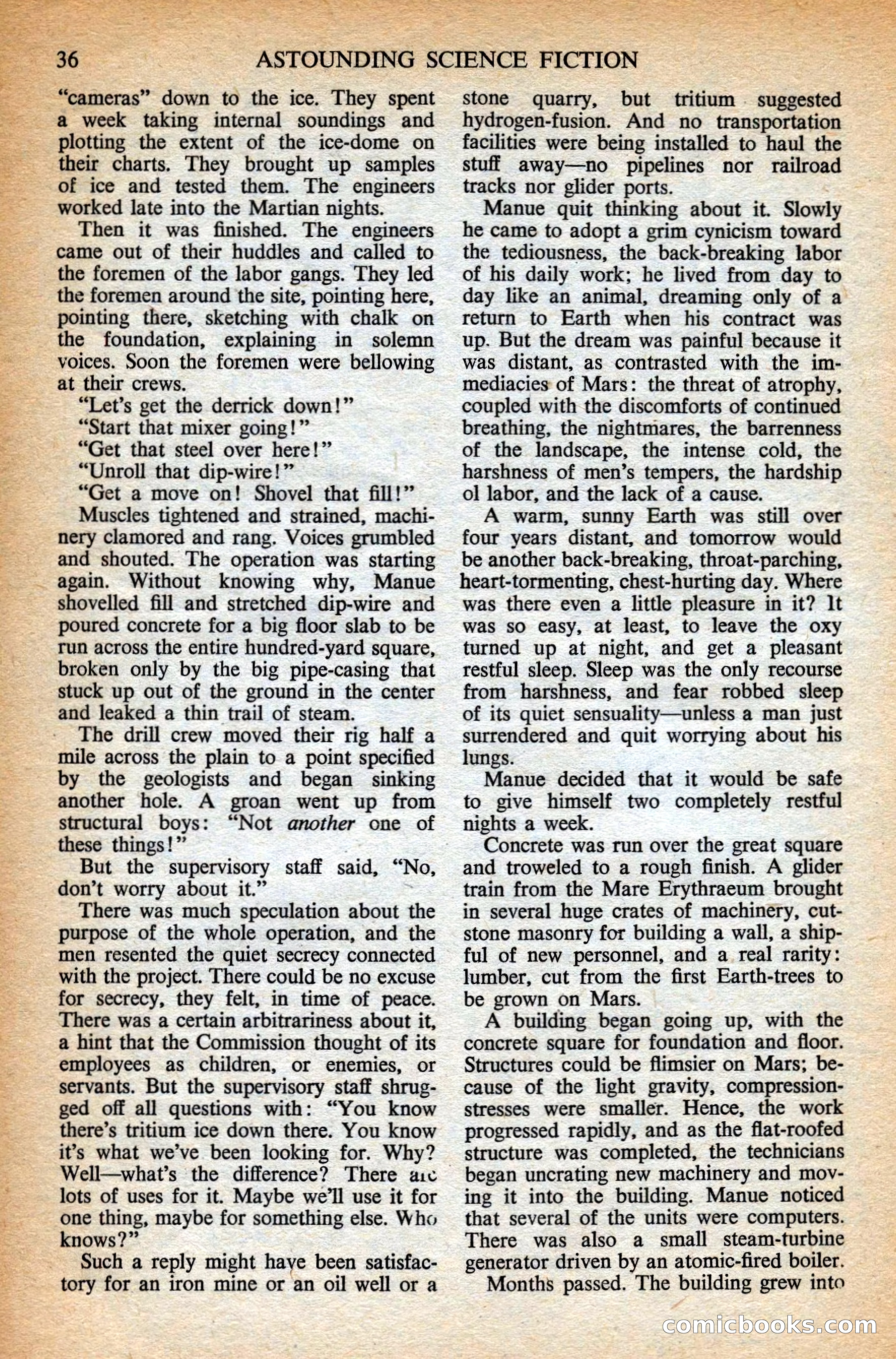 Astounding British Edition, Vol. 9, No. 7 — page 38 of 68
