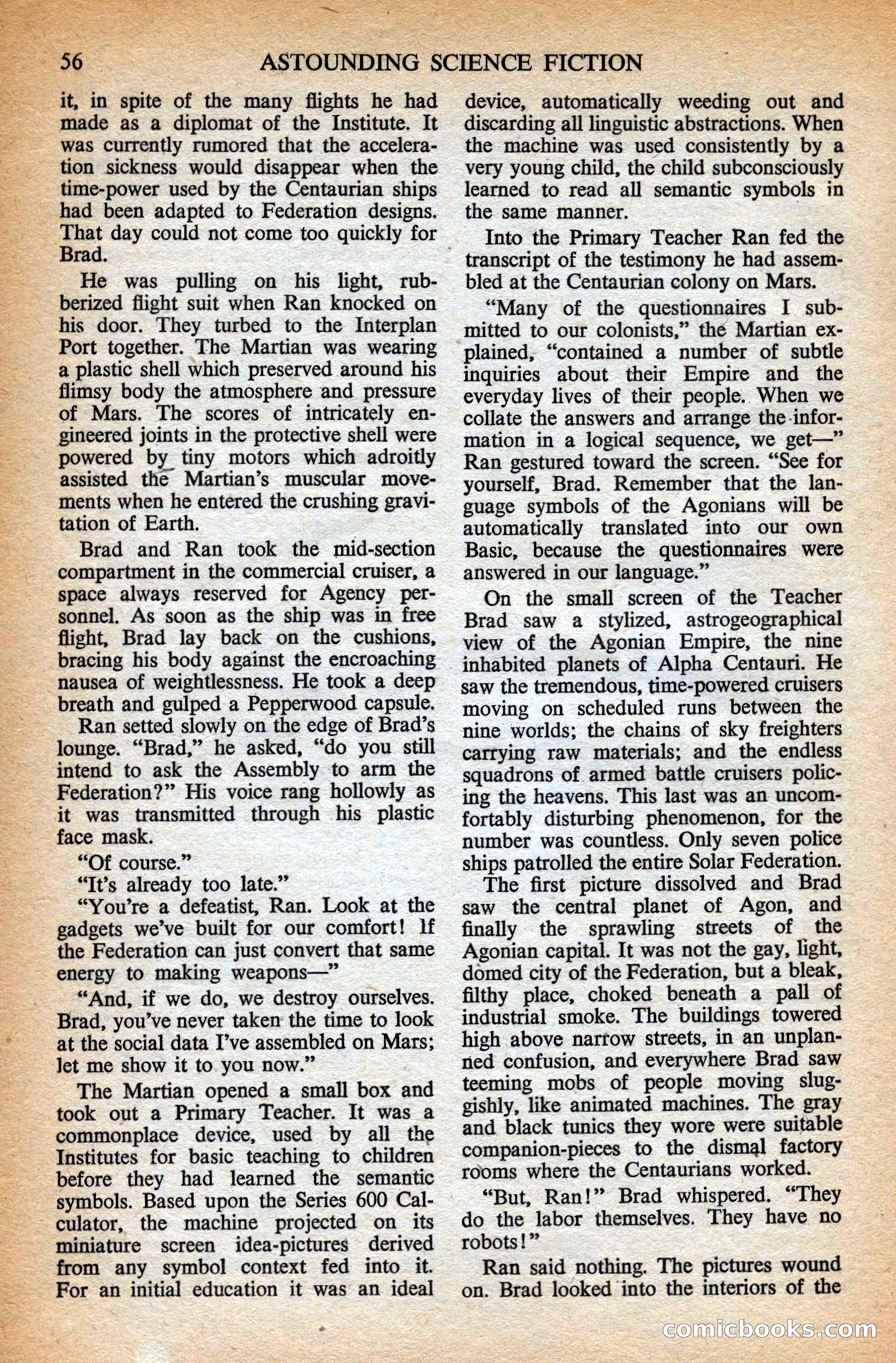 Astounding British Edition, Vol. 9, No. 7 — page 58 of 68