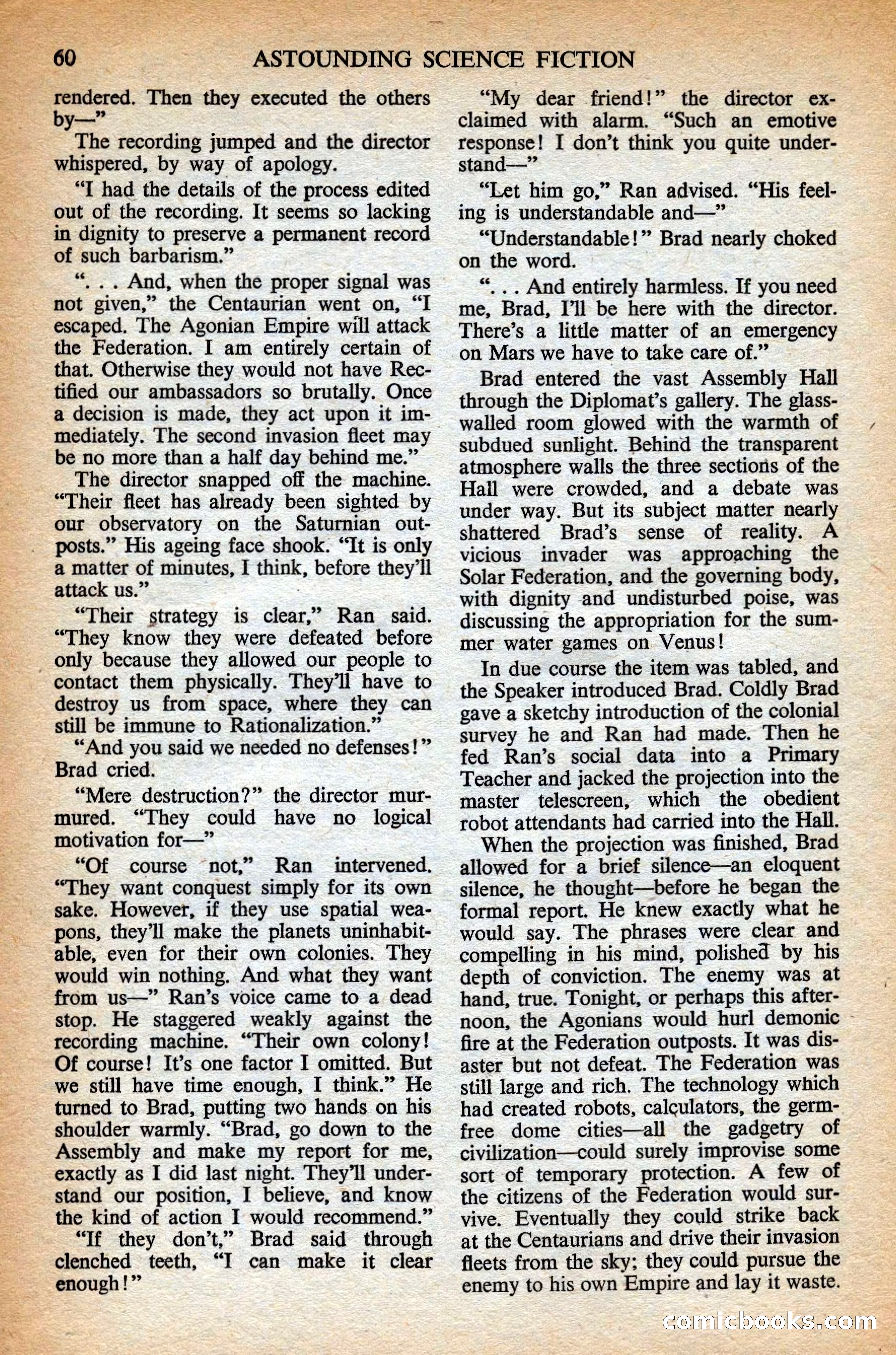 Astounding British Edition, Vol. 9, No. 7 — page 62 of 68