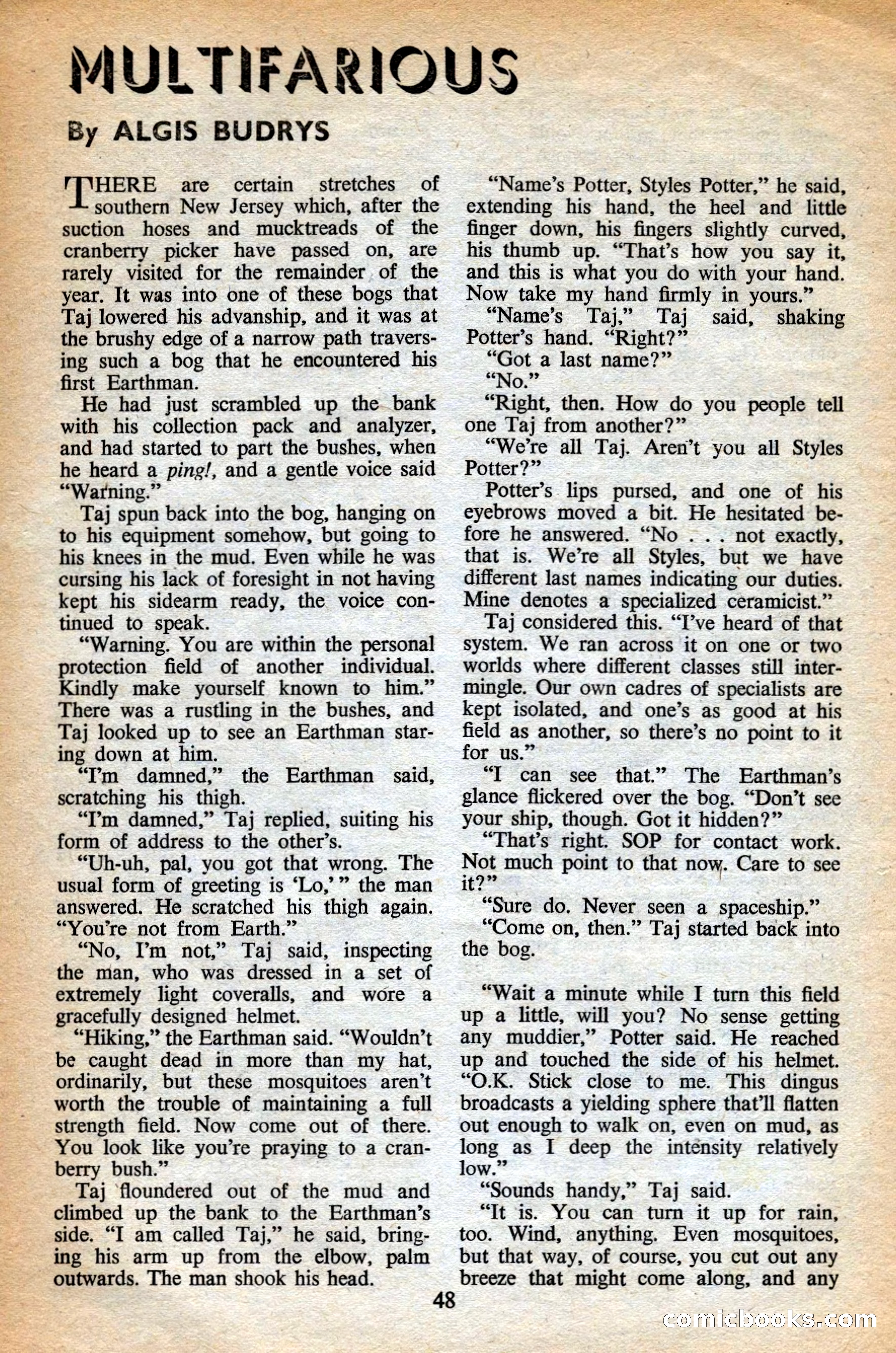 Astounding British Edition, Vol. 9, No. 10 — page 50 of 68