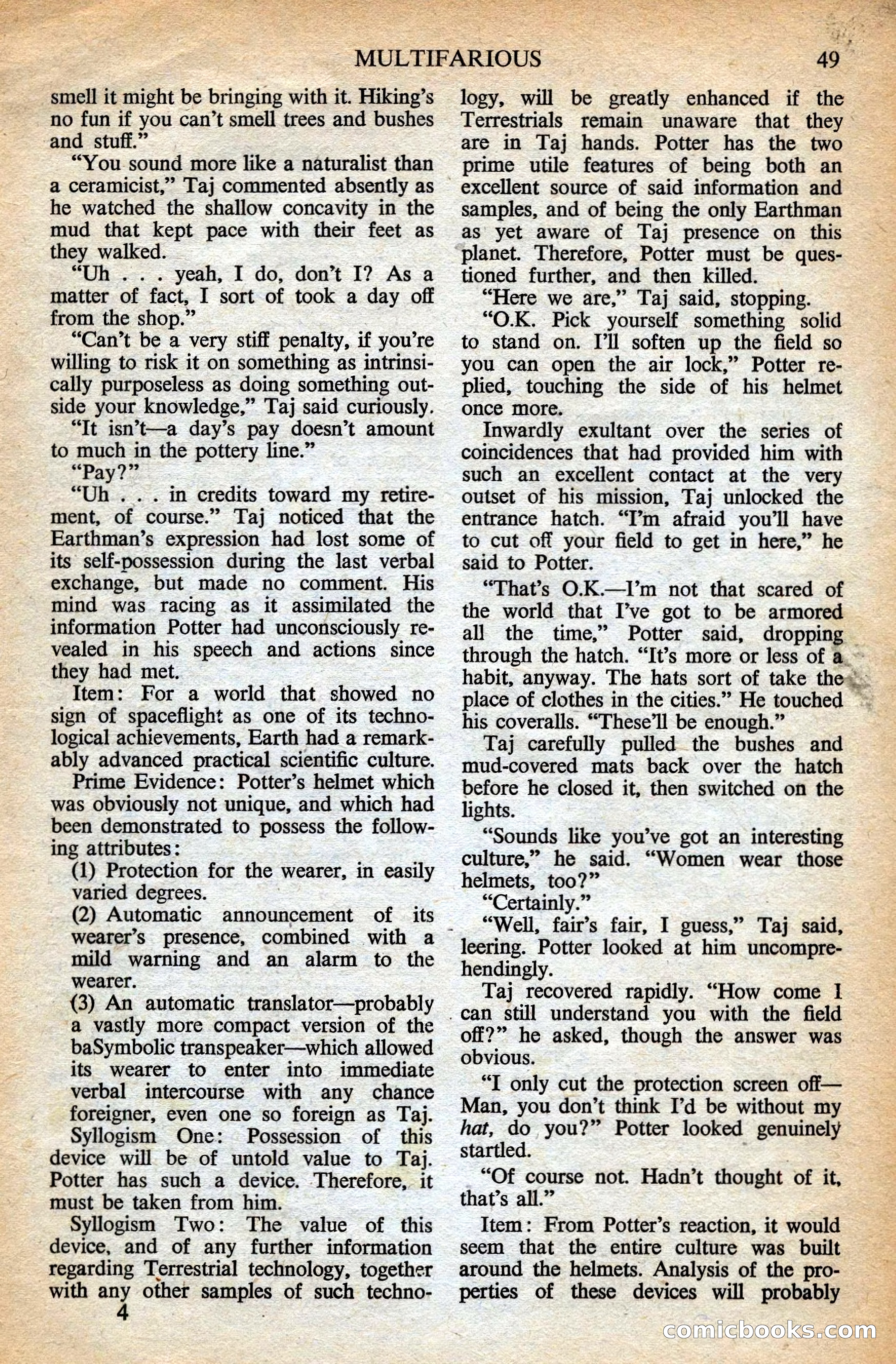 Astounding British Edition, Vol. 9, No. 10 — page 51 of 68