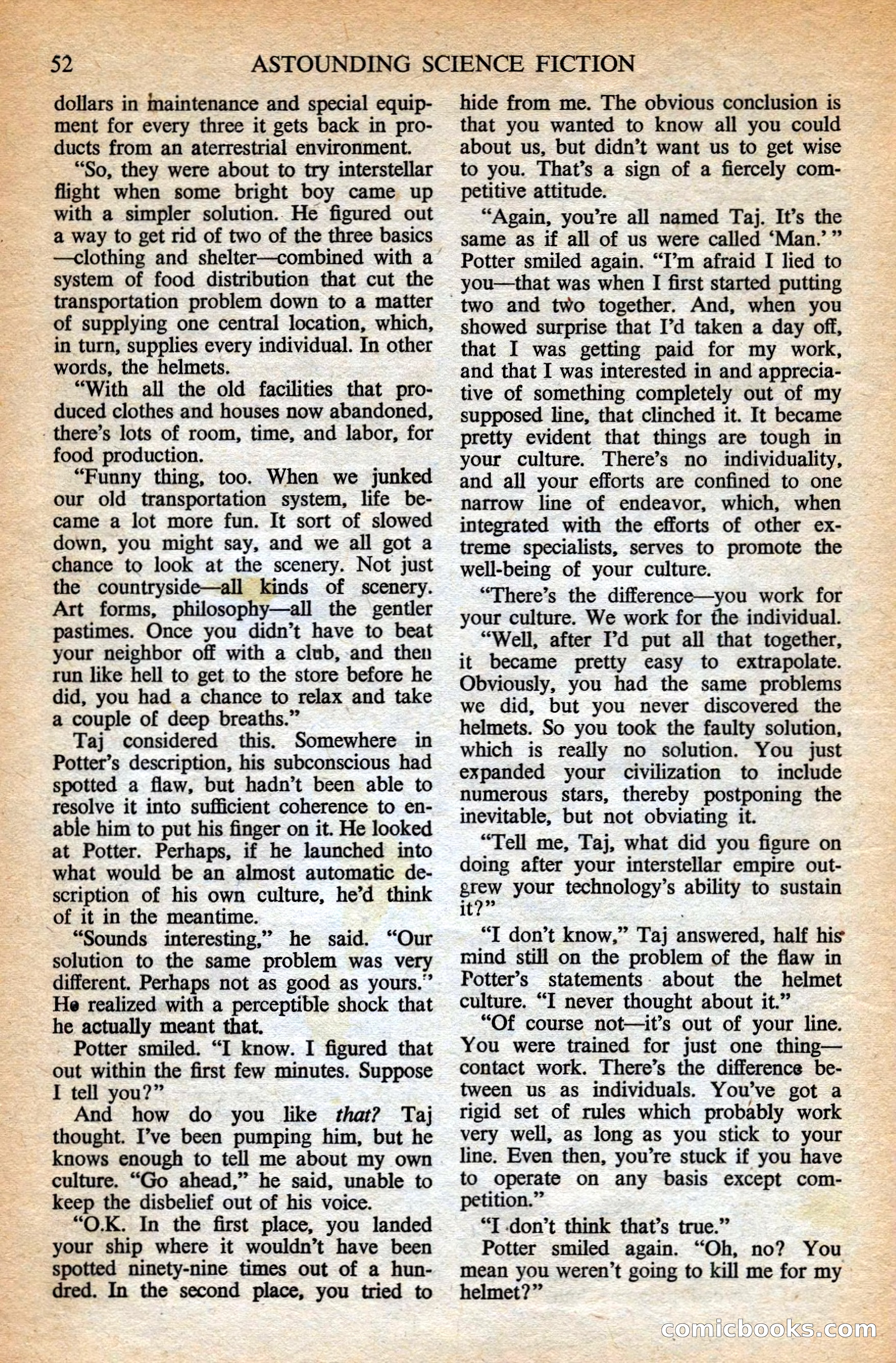 Astounding British Edition, Vol. 9, No. 10 — page 54 of 68