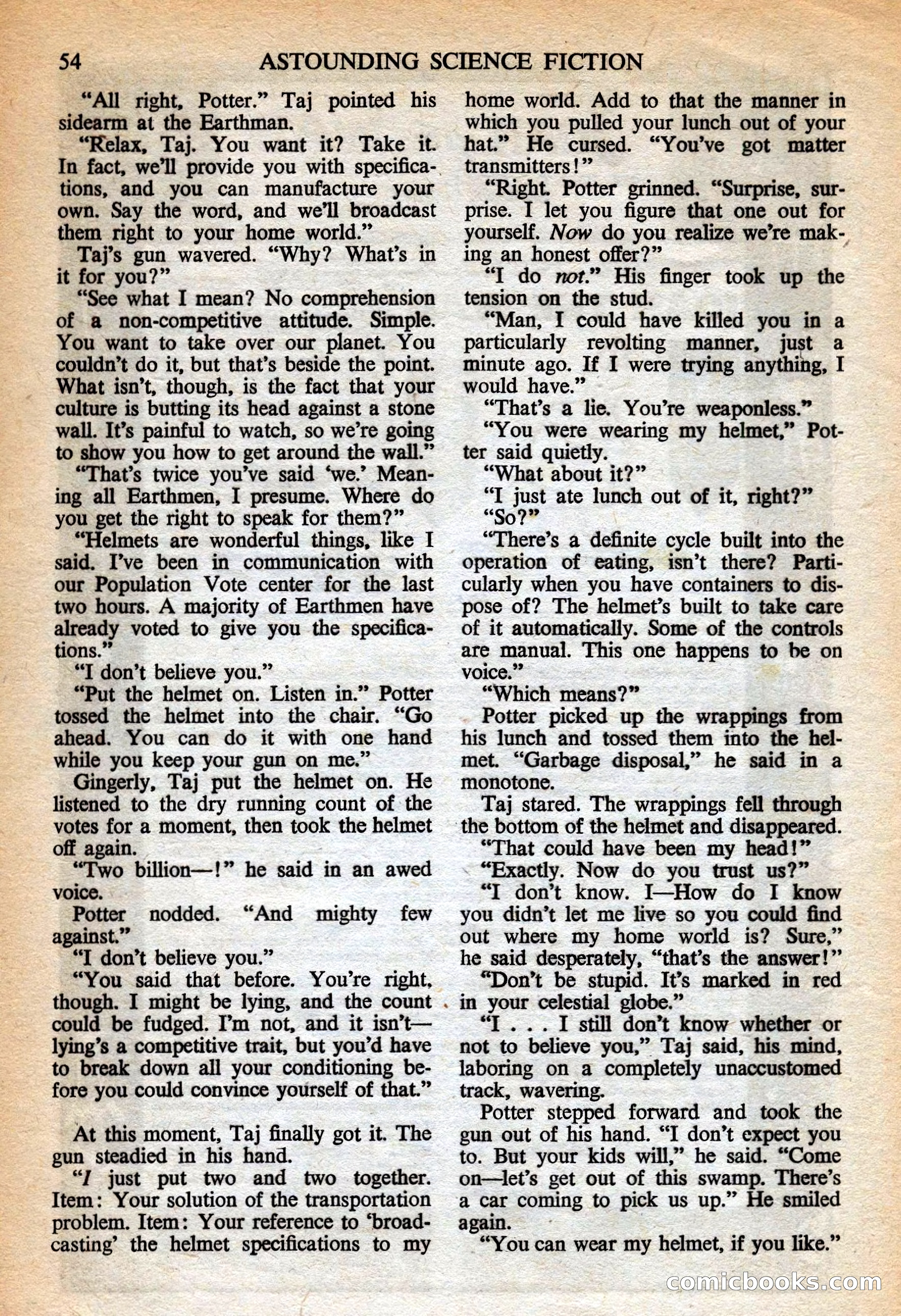 Astounding British Edition, Vol. 9, No. 10 — page 56 of 68