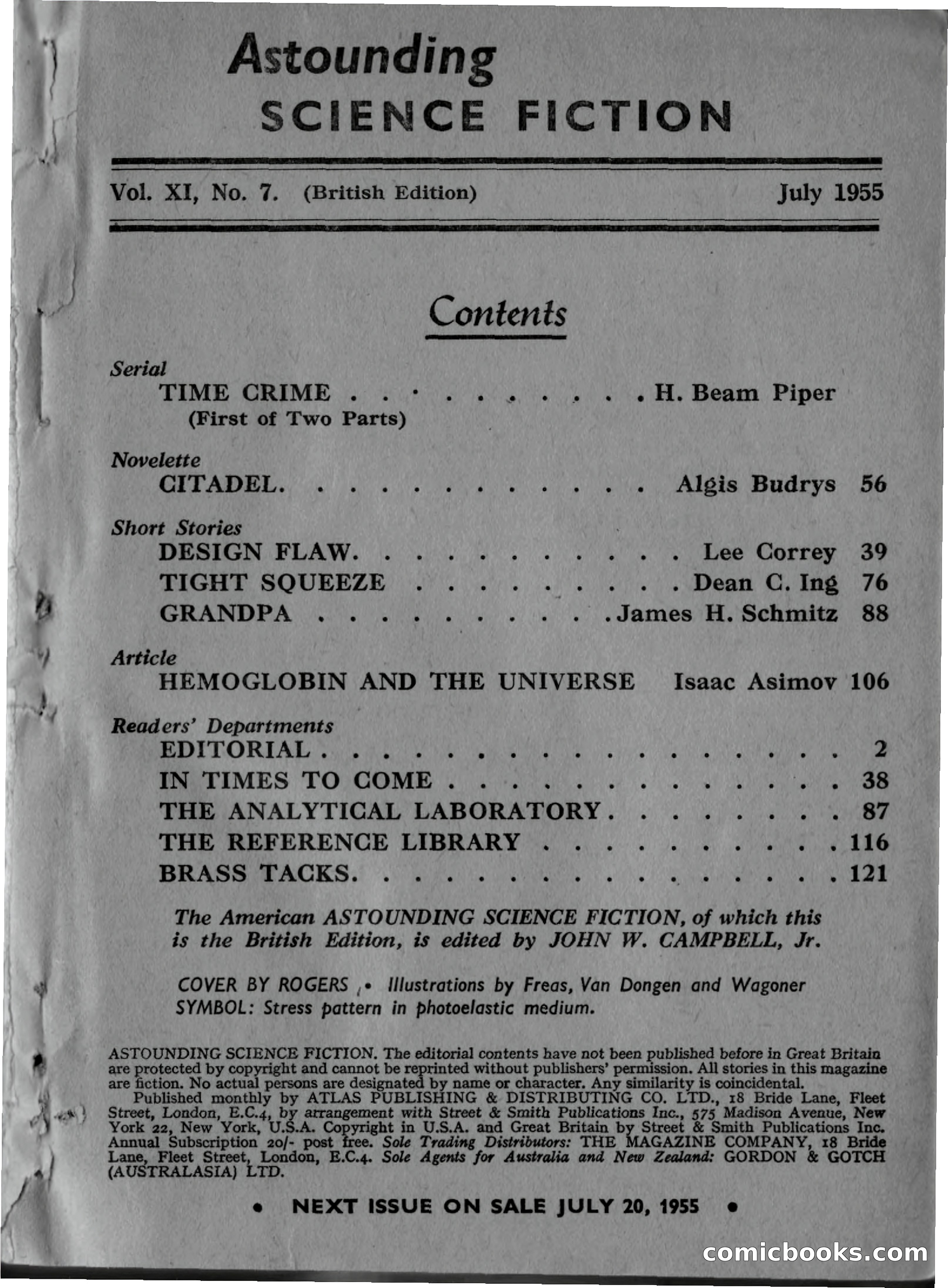 Astounding Science Fiction (British Edition) — page 2 of 69