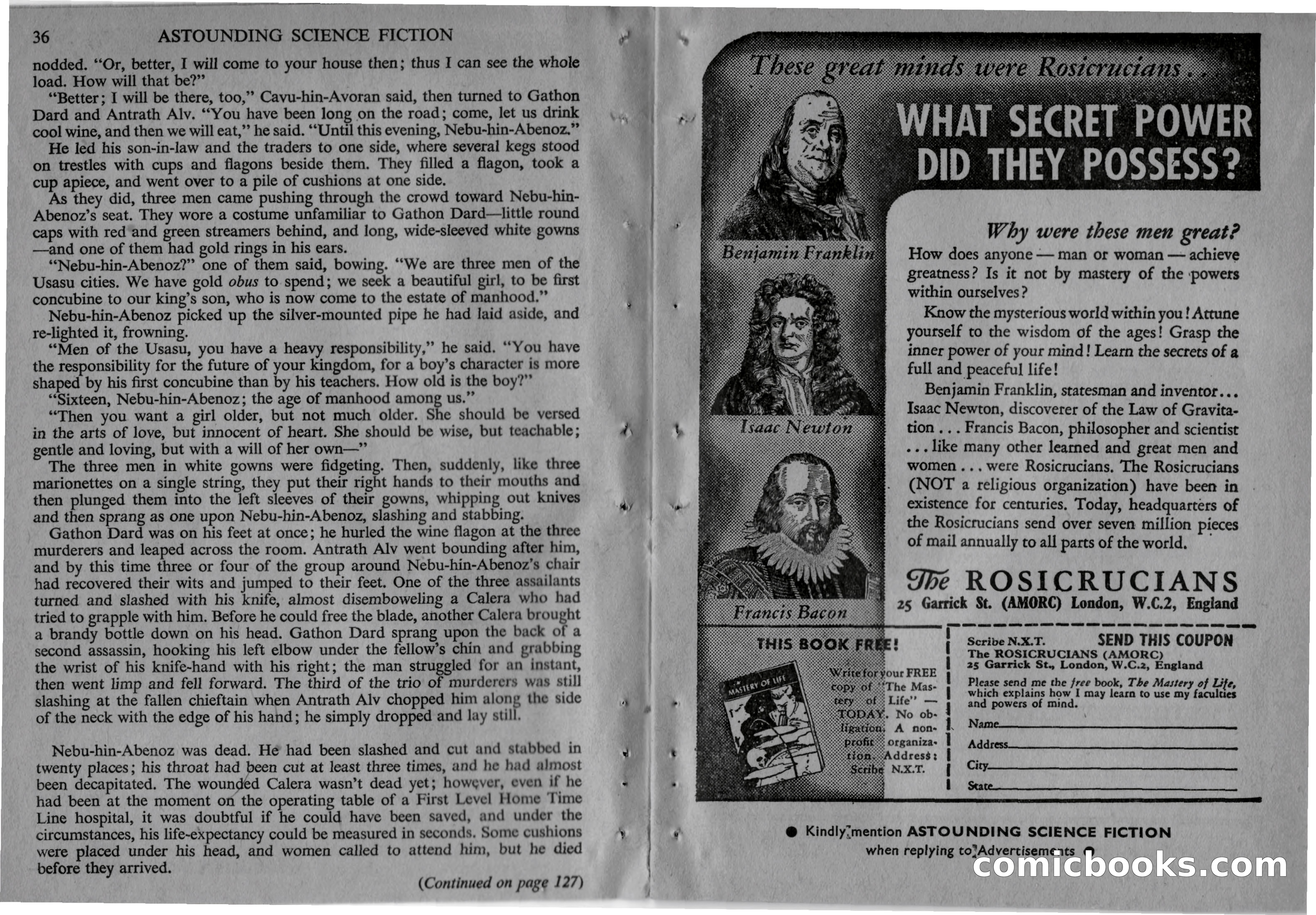 Astounding Science Fiction (British Edition) — page 21 of 69