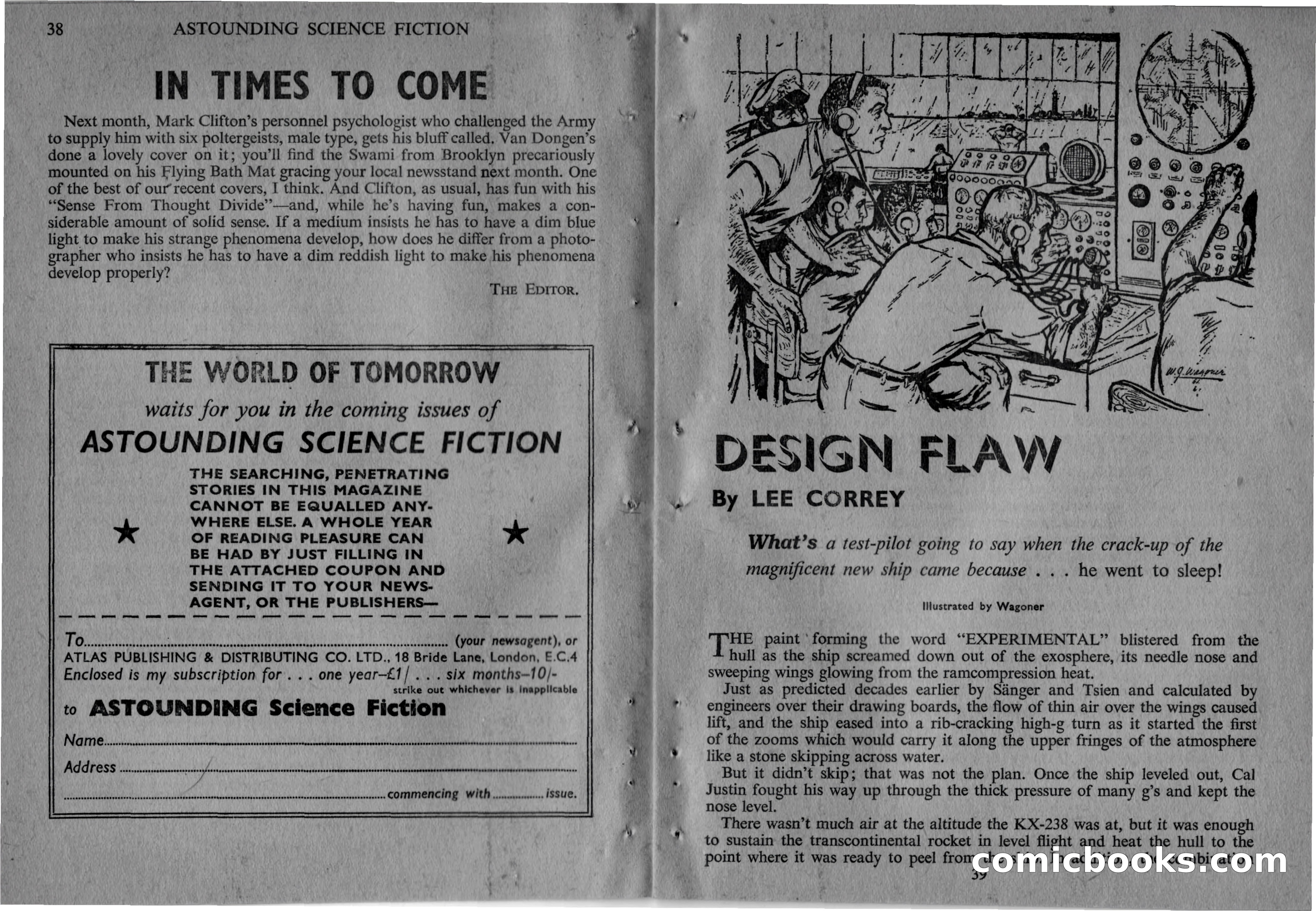 Astounding Science Fiction (British Edition) — page 22 of 69