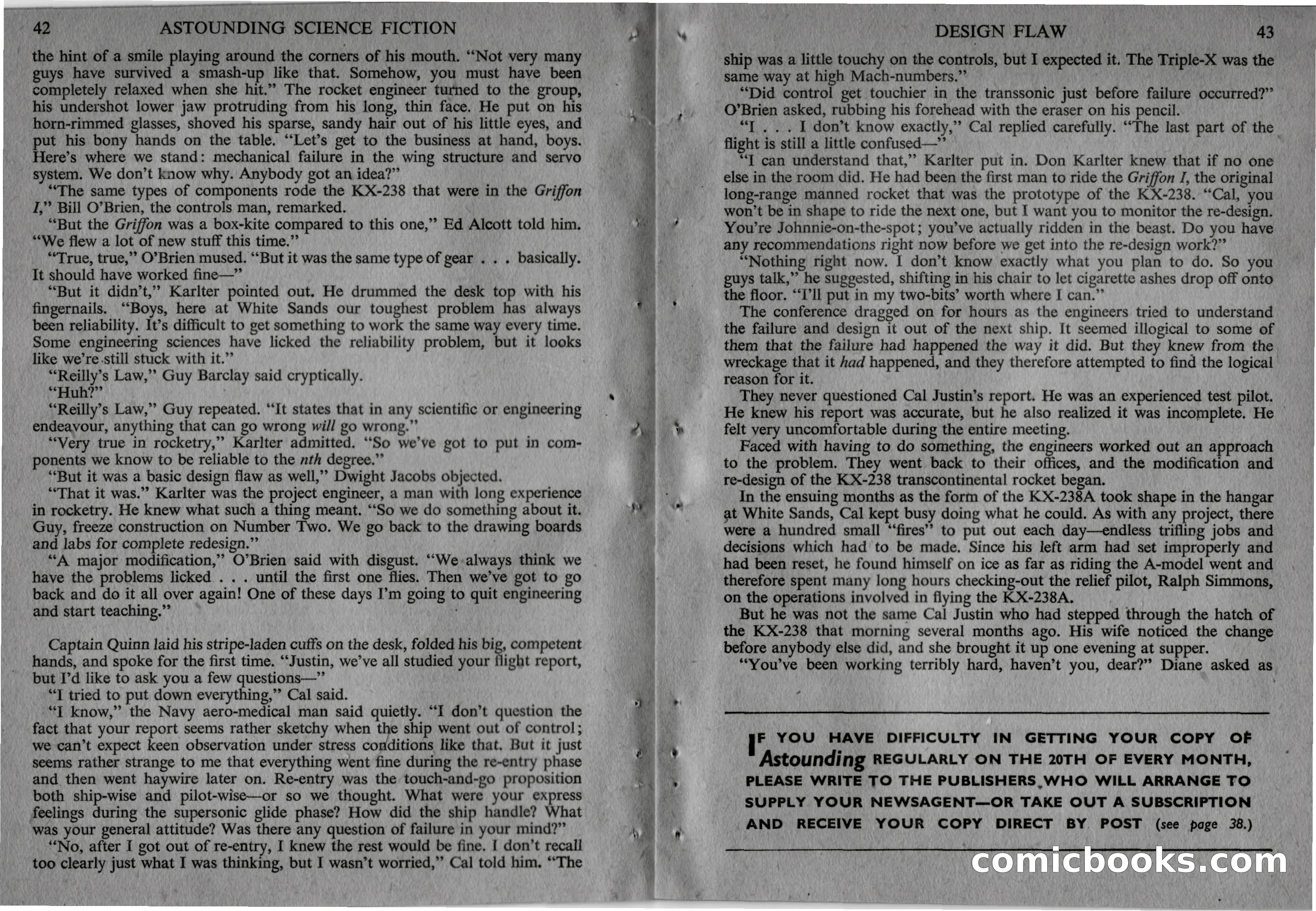 Astounding Science Fiction (British Edition) — page 24 of 69