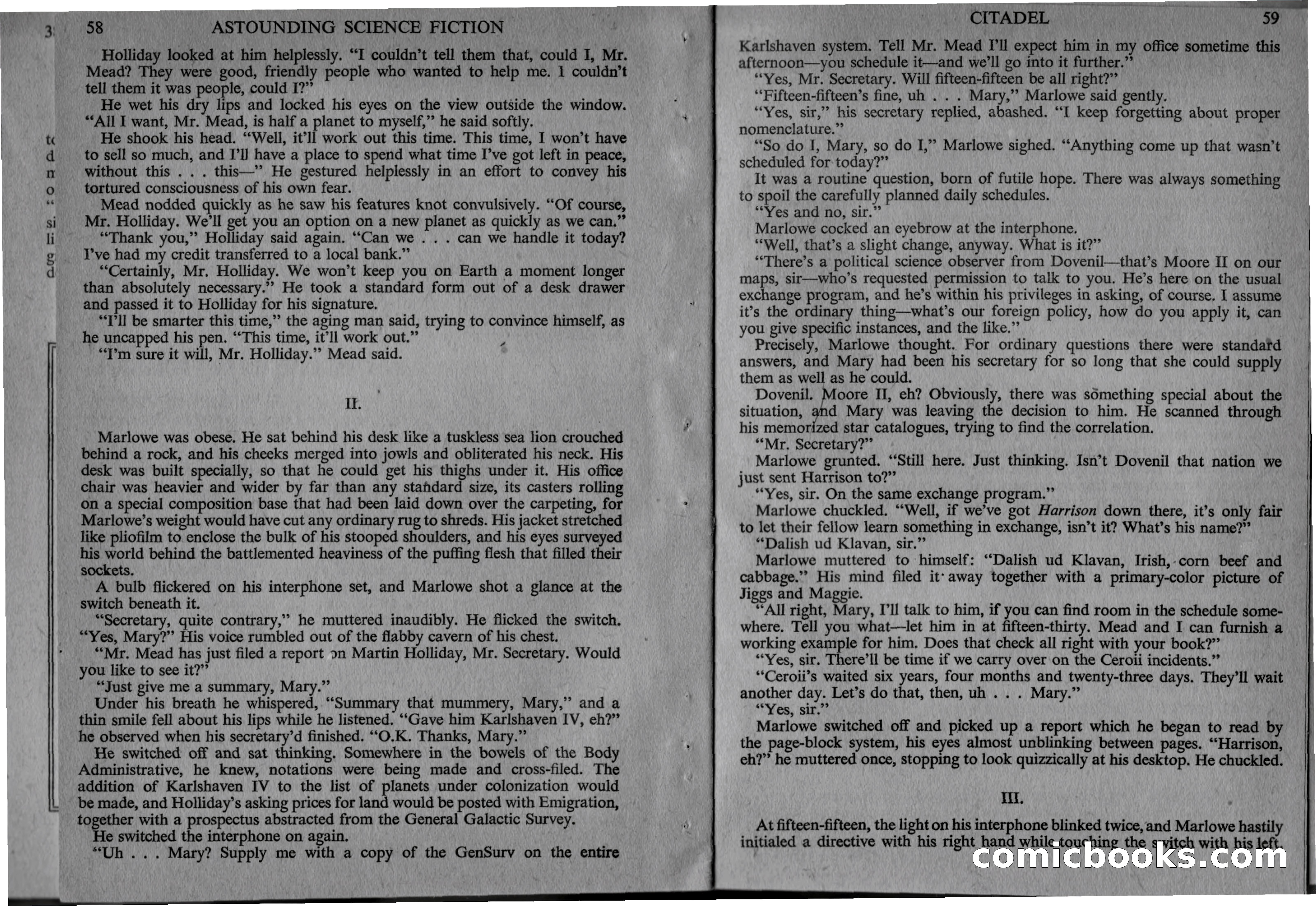 Astounding Science Fiction (British Edition) — page 32 of 69