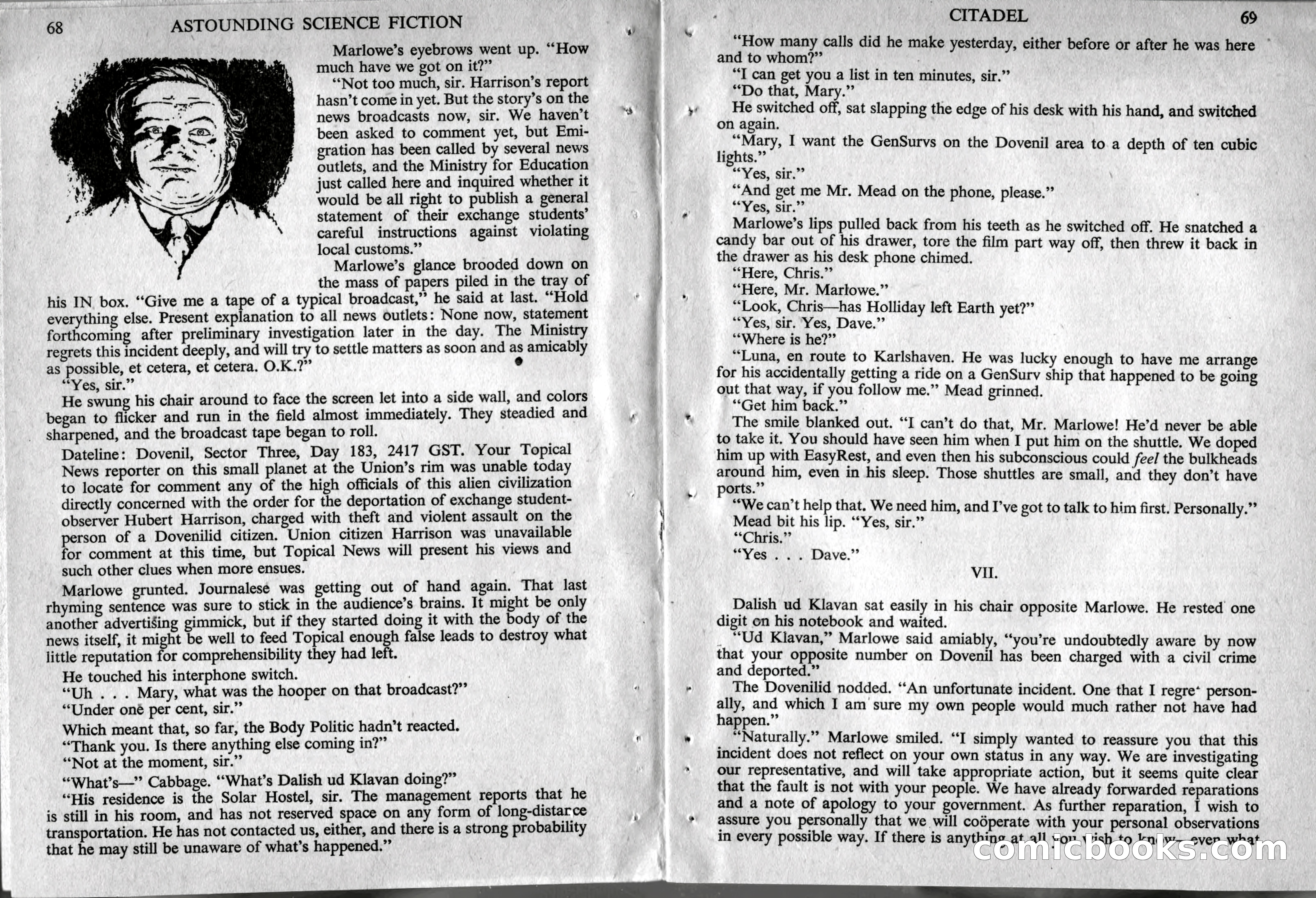 Astounding Science Fiction (British Edition) — page 38 of 69