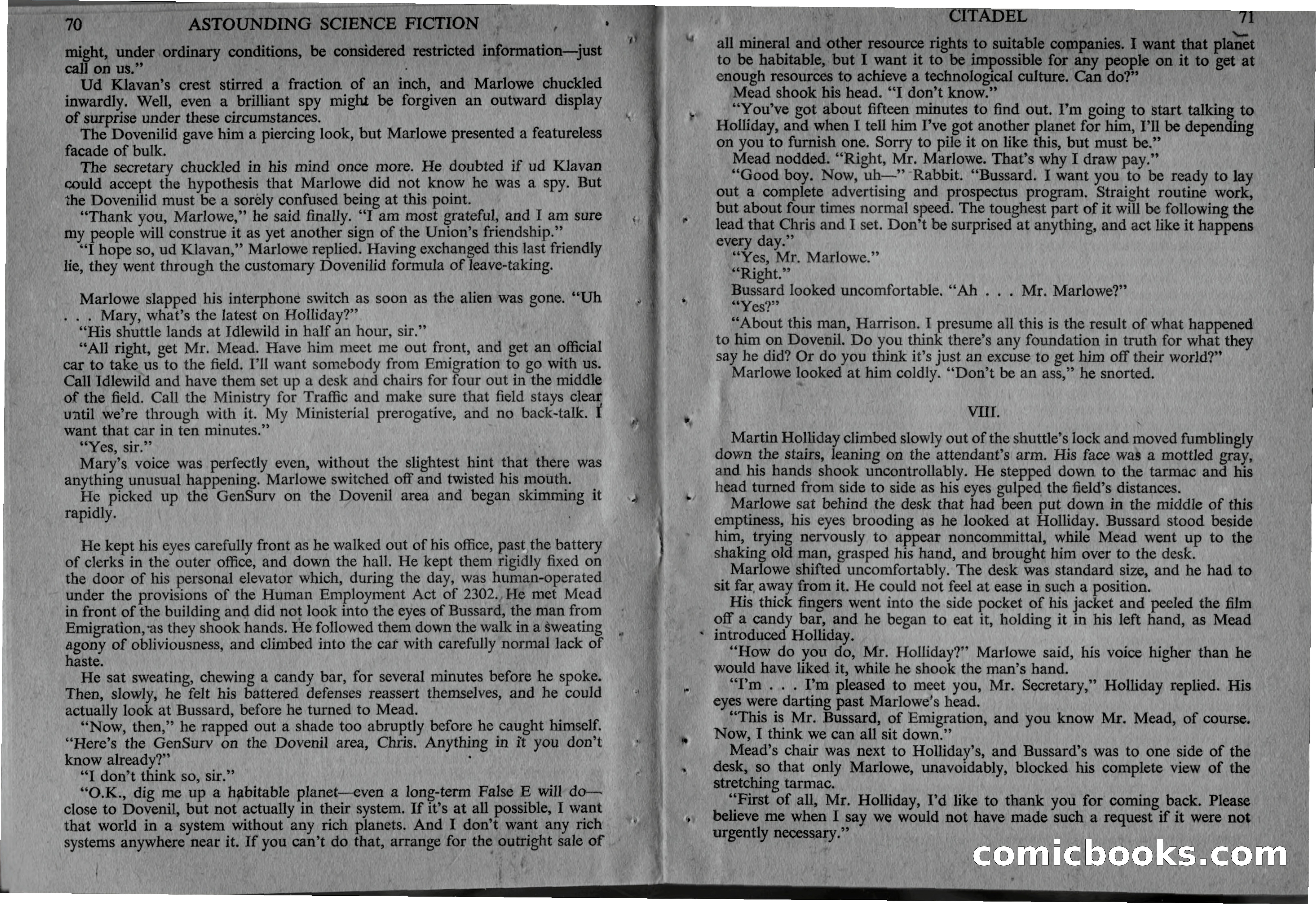 Astounding Science Fiction (British Edition) — page 39 of 69