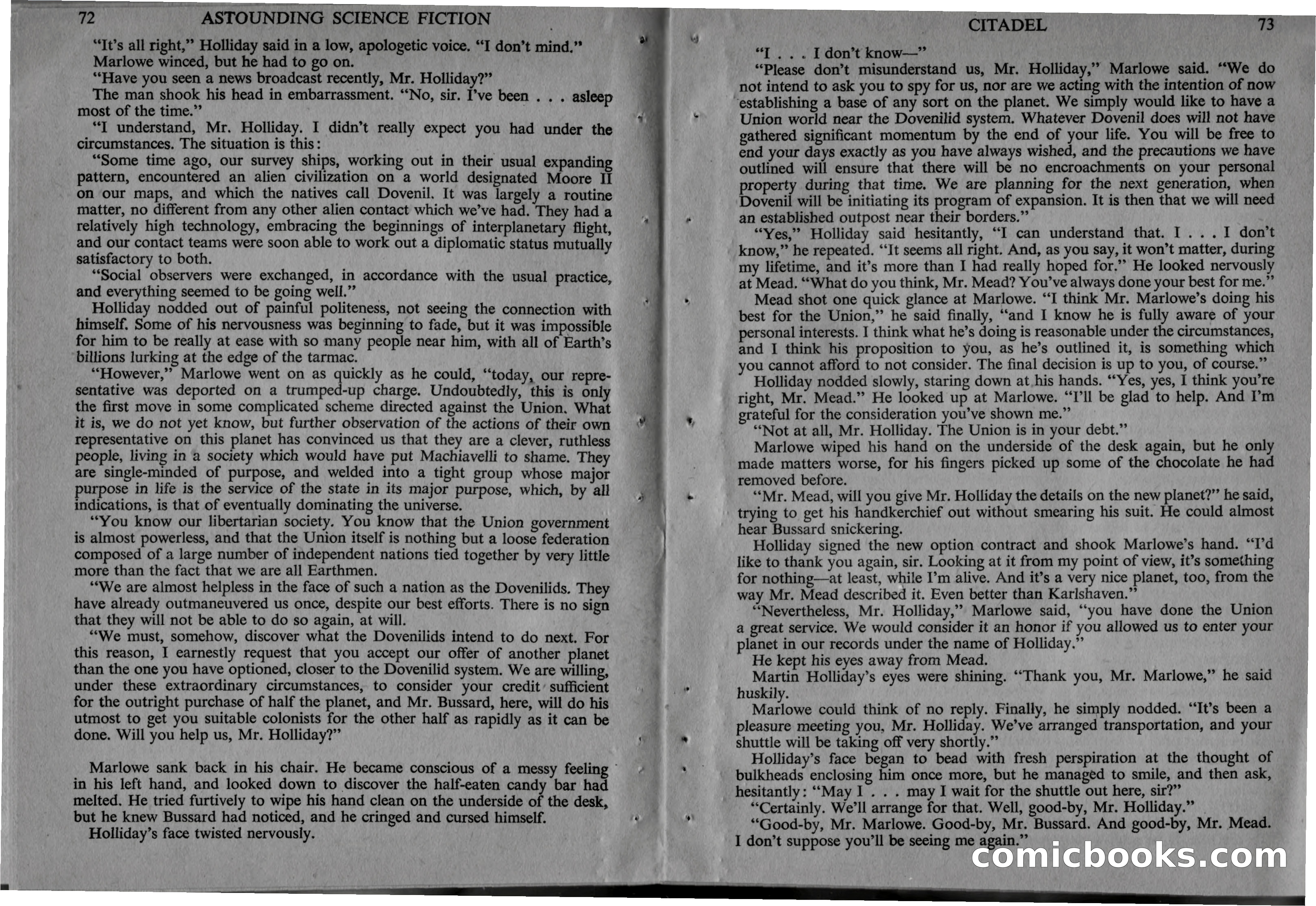 Astounding Science Fiction (British Edition) — page 40 of 69