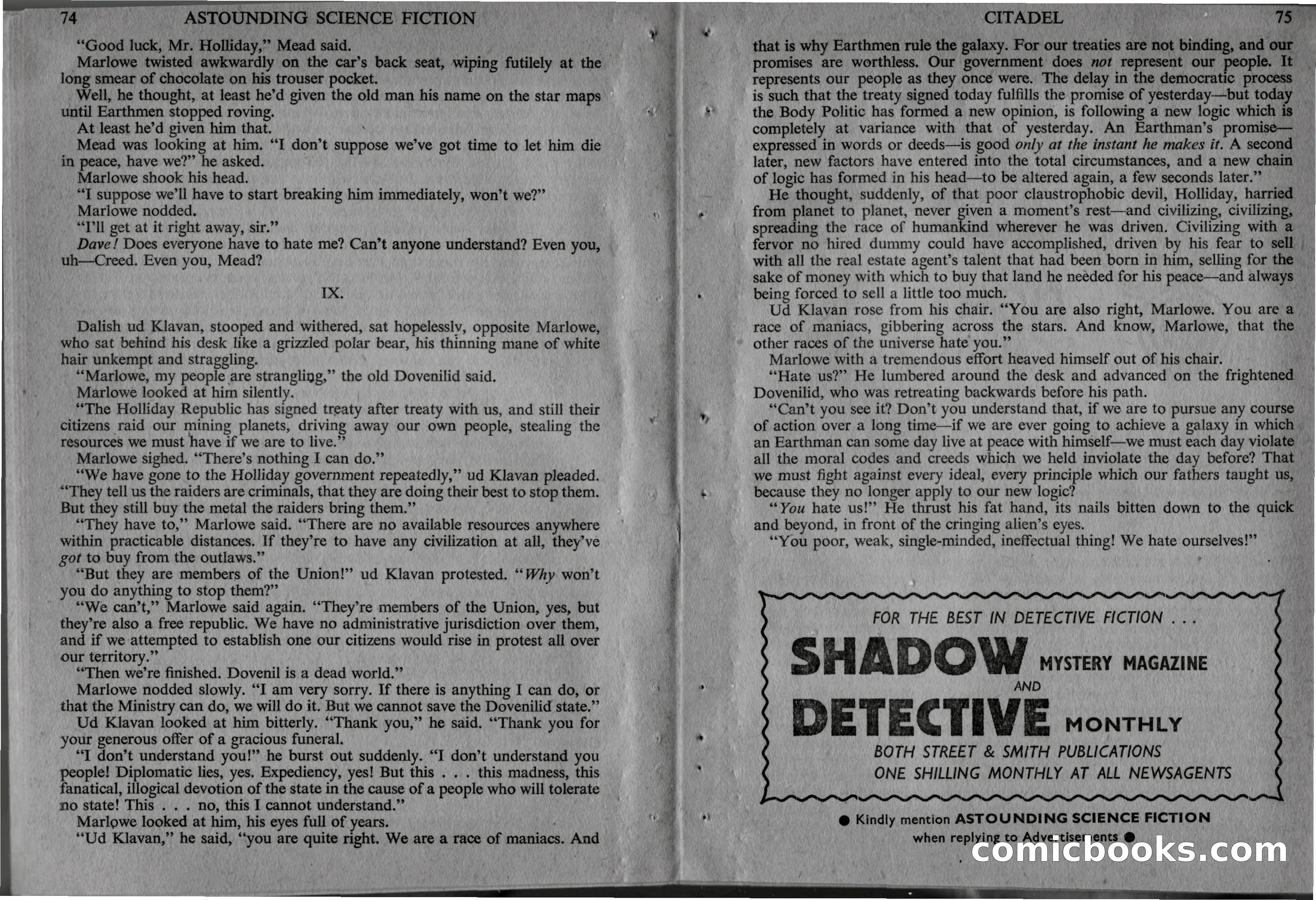 Astounding Science Fiction (British Edition) — page 41 of 69