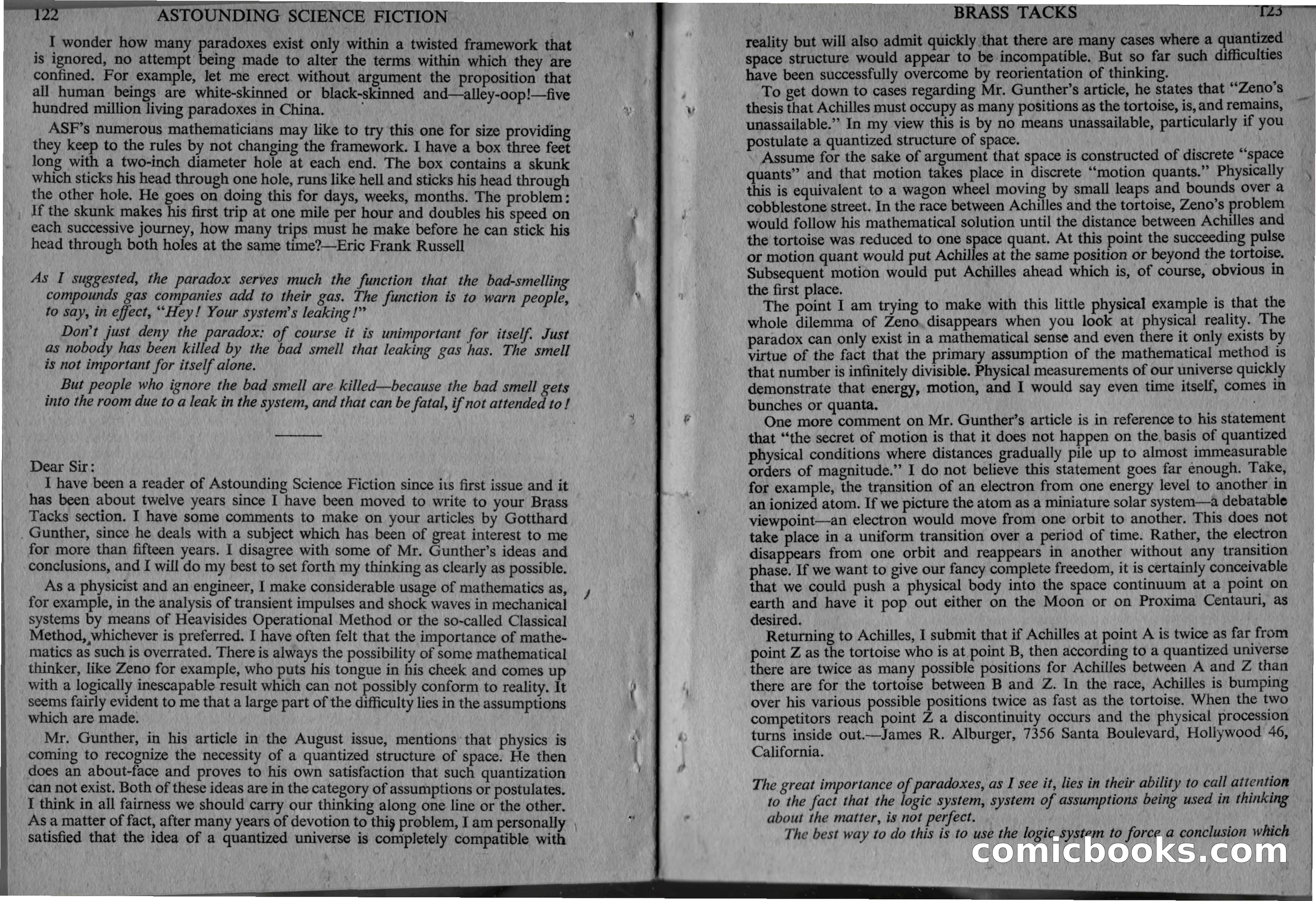 Astounding Science Fiction (British Edition) — page 66 of 69