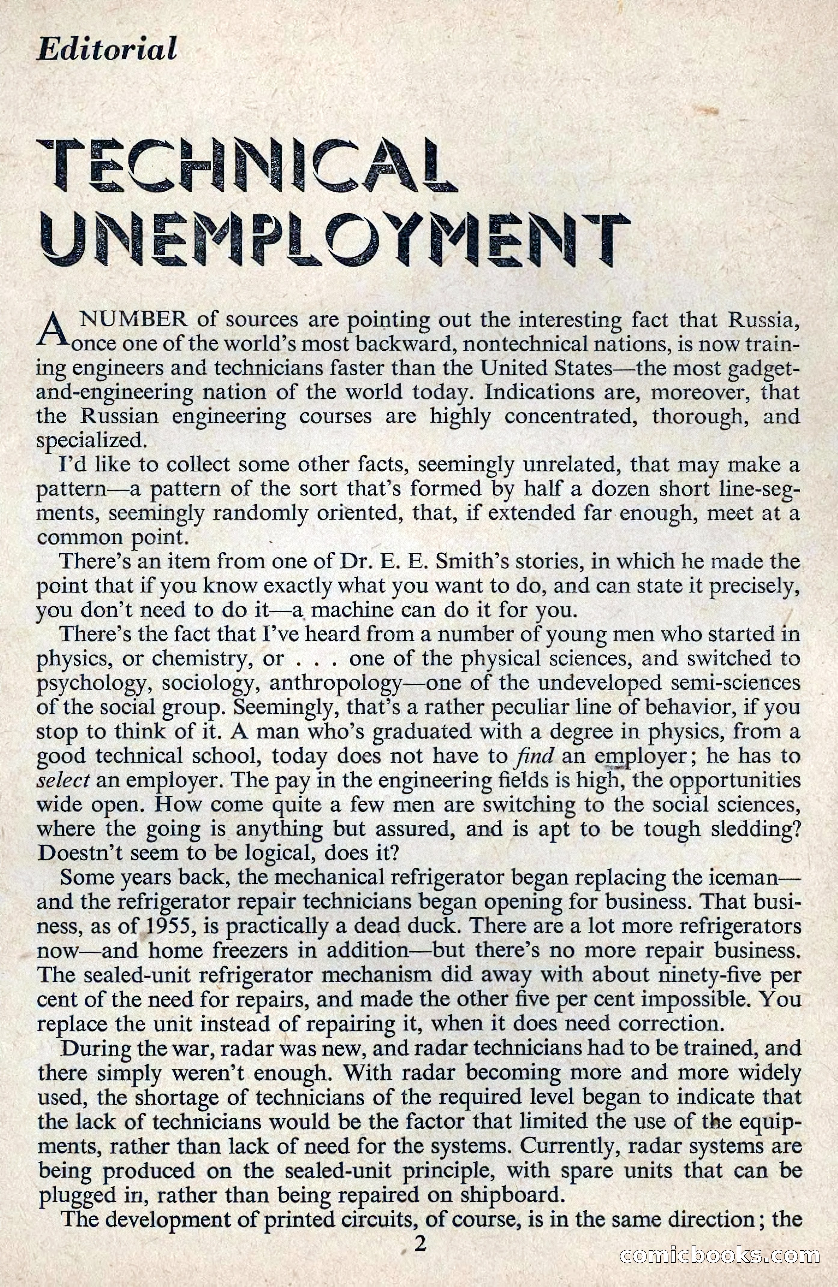 Astounding Science Fiction, August 1955 (British Edition) — page 4 of 133