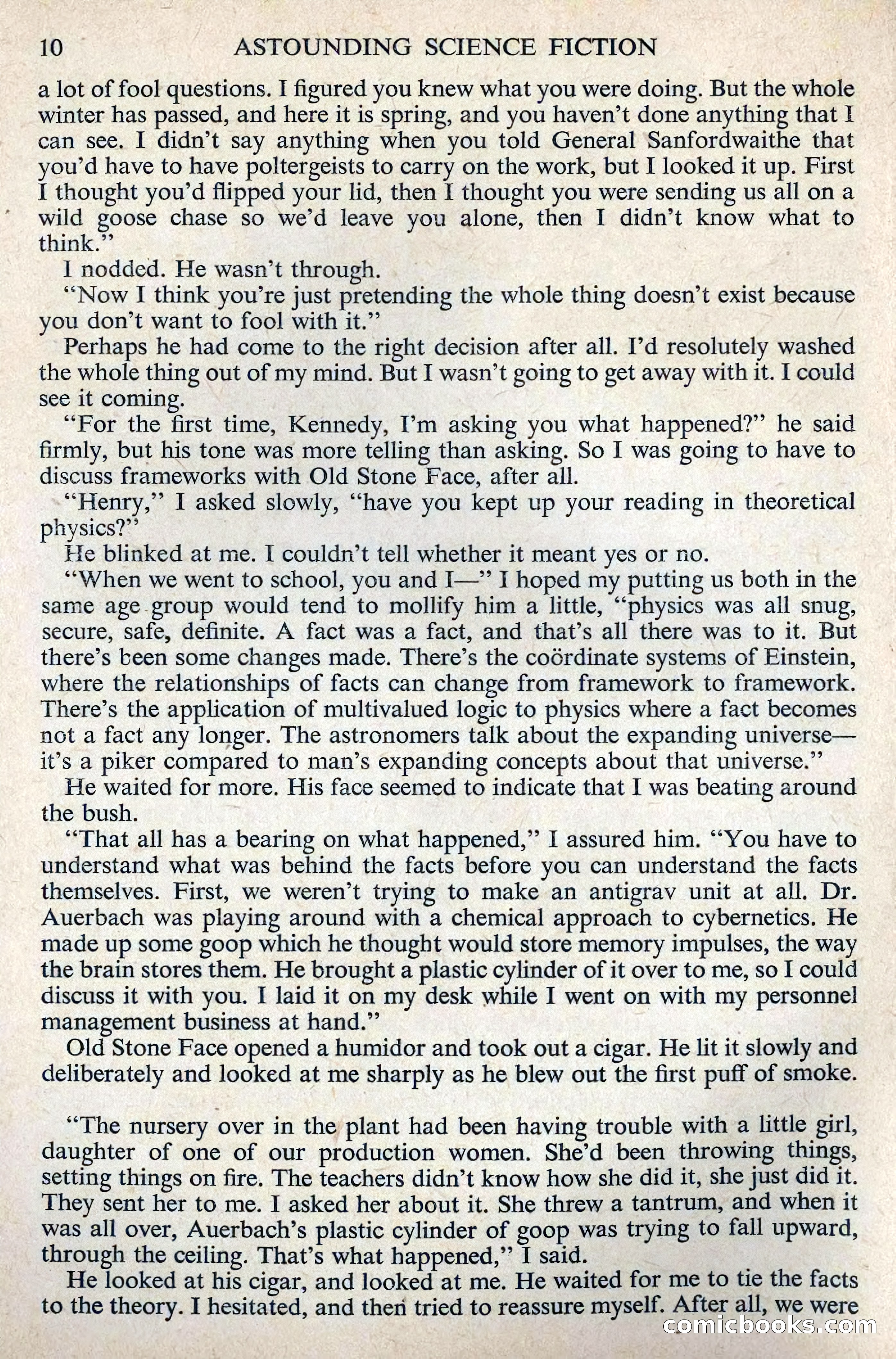 Astounding Science Fiction, August 1955 (British Edition) — page 12 of 133