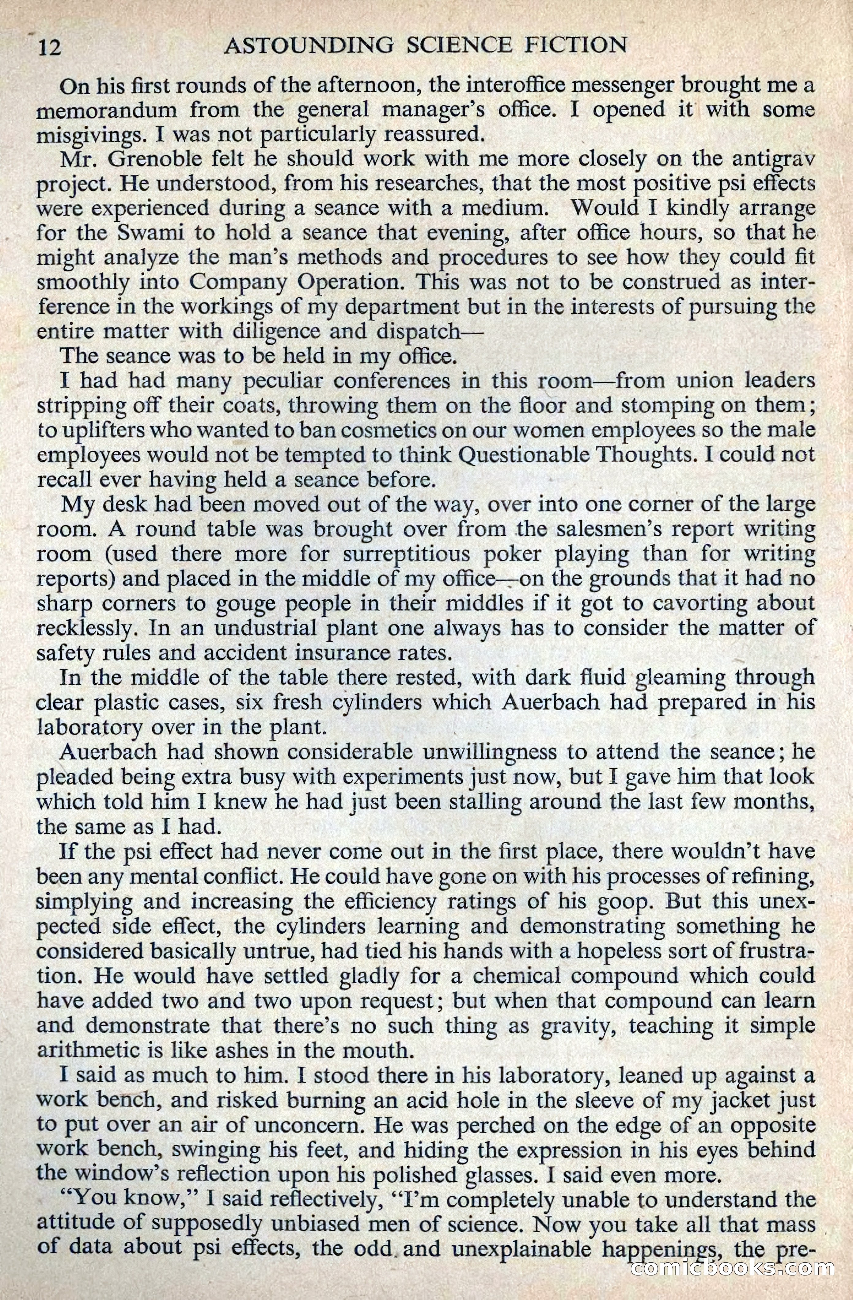 Astounding Science Fiction, August 1955 (British Edition) — page 14 of 133