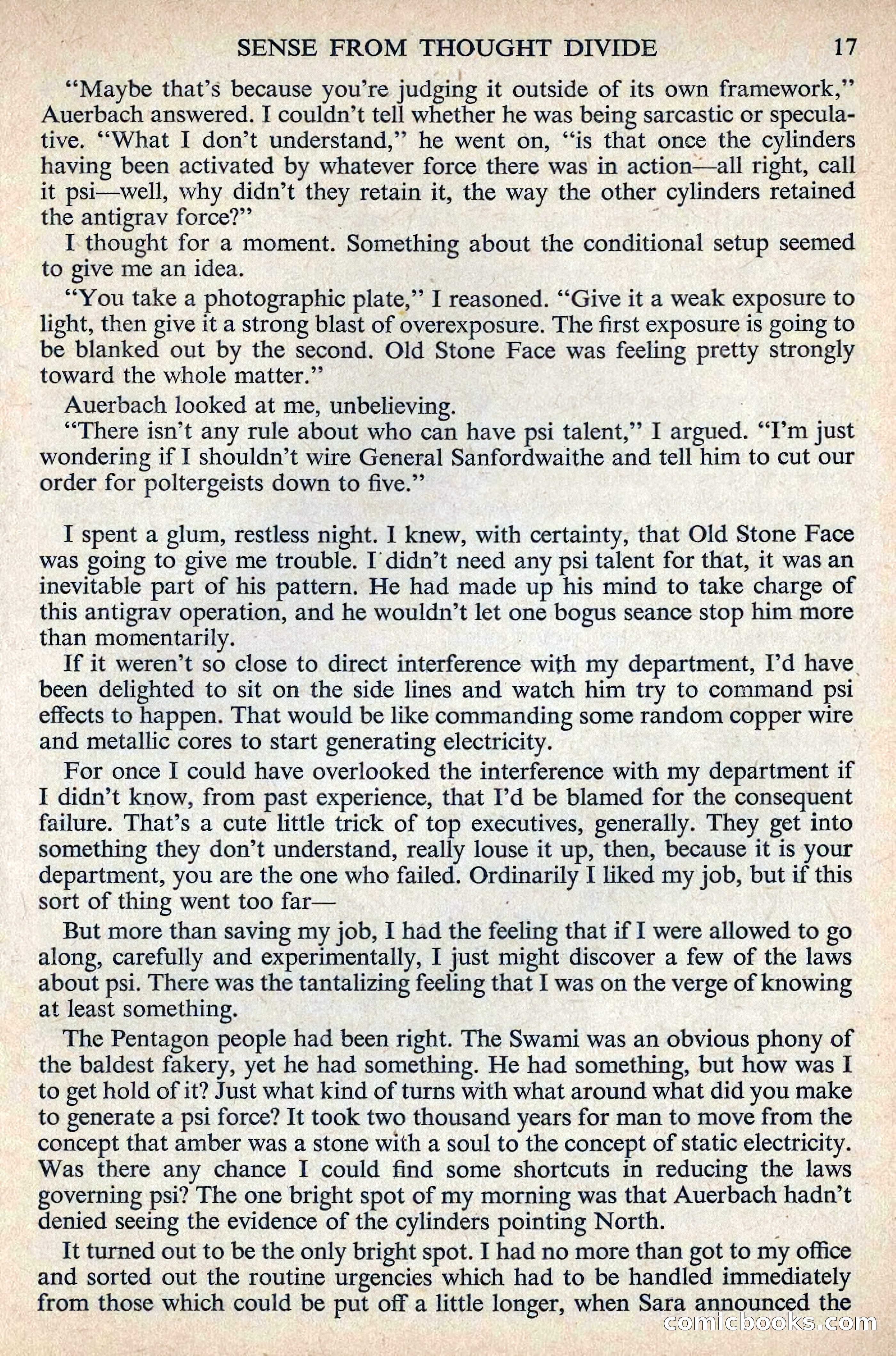 Astounding Science Fiction, August 1955 (British Edition) — page 19 of 133