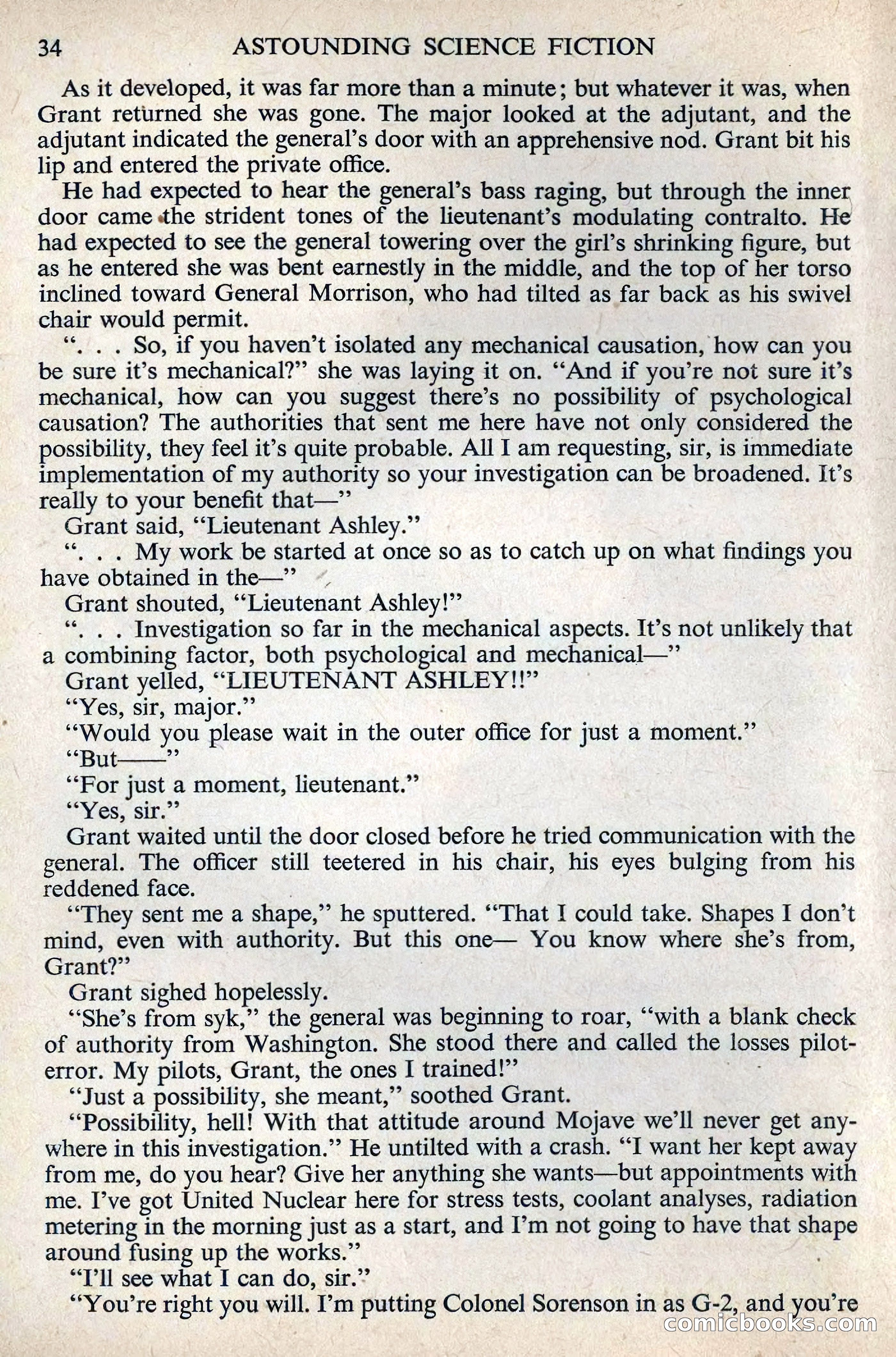 Astounding Science Fiction, August 1955 (British Edition) — page 36 of 133
