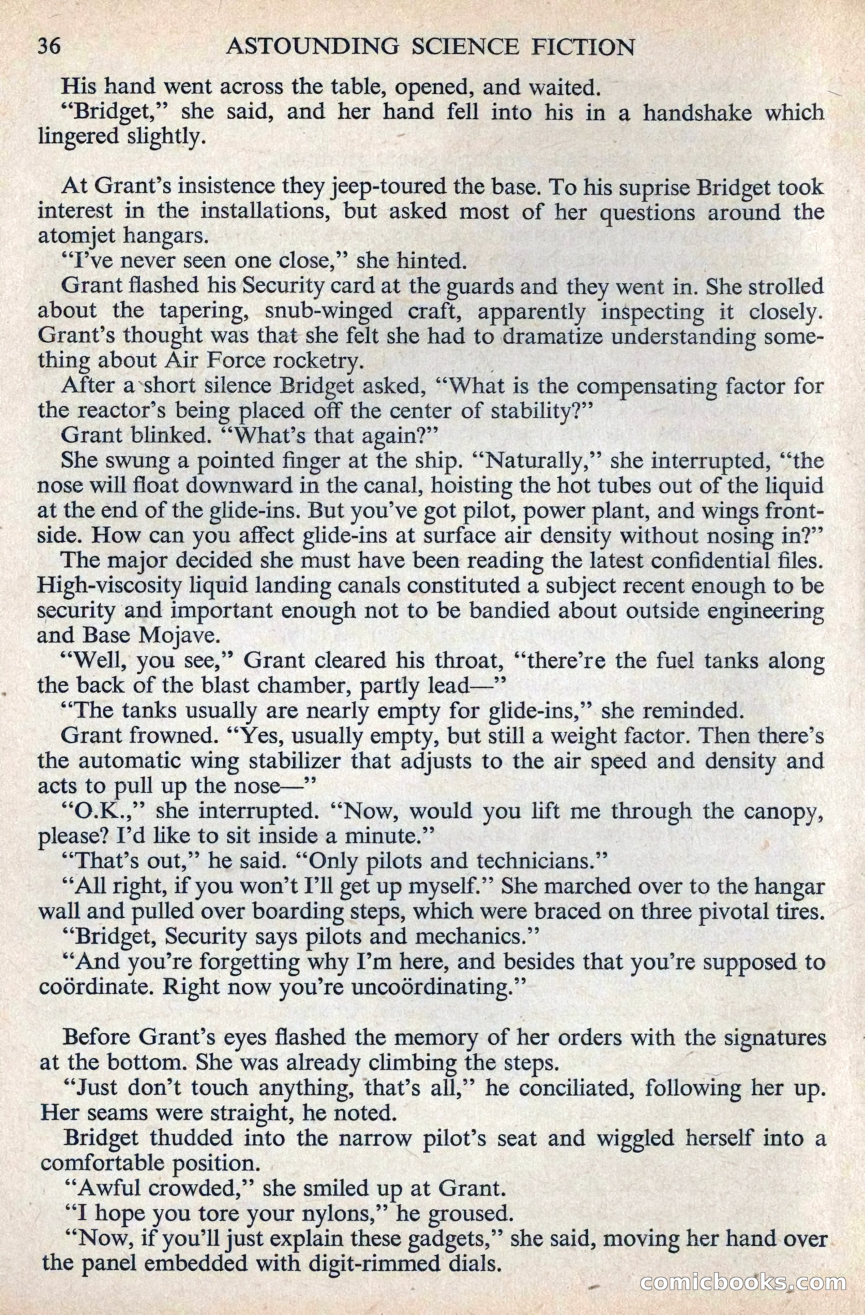 Astounding Science Fiction, August 1955 (British Edition) — page 38 of 133