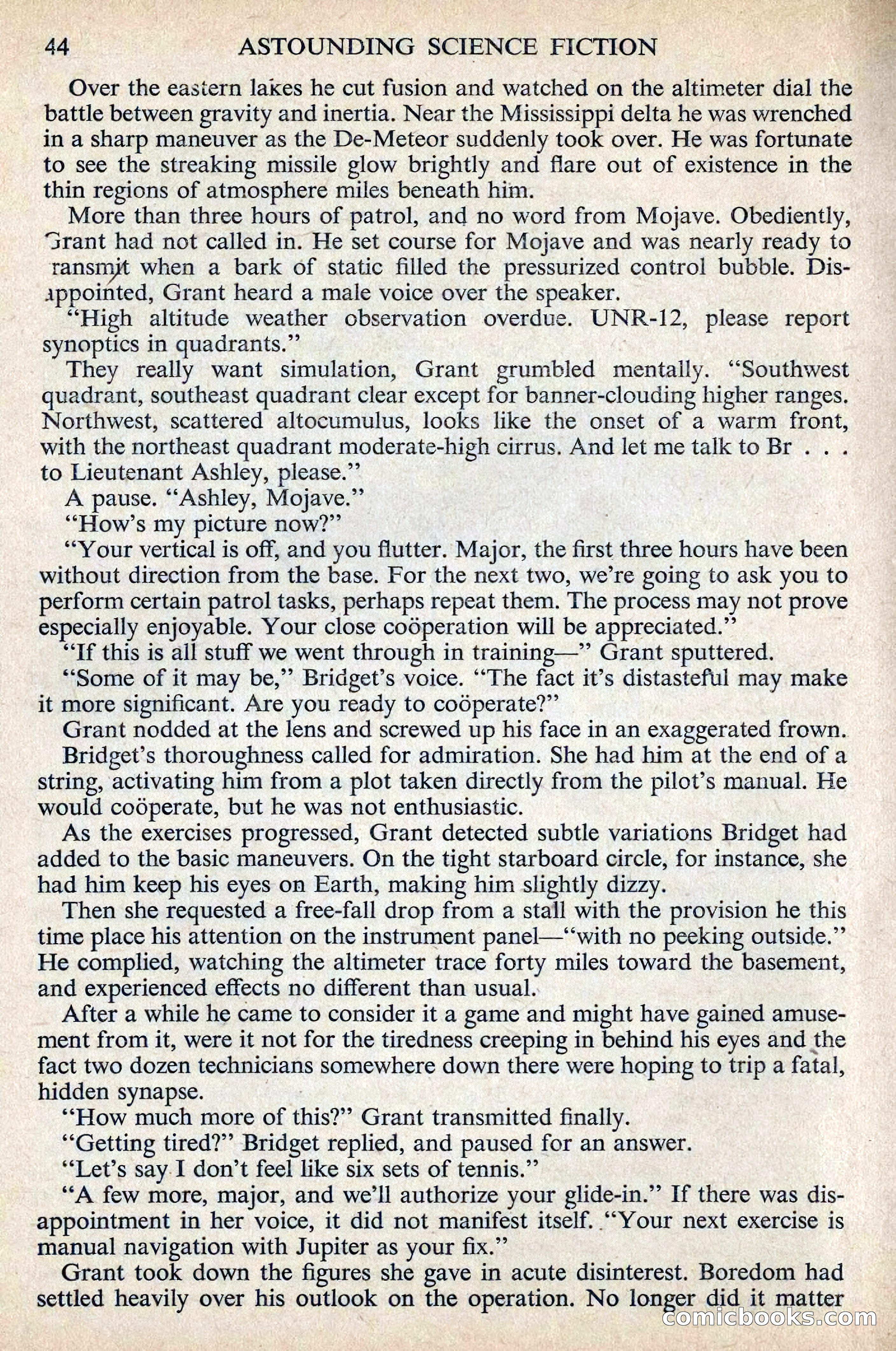 Astounding Science Fiction, August 1955 (British Edition) — page 46 of 133