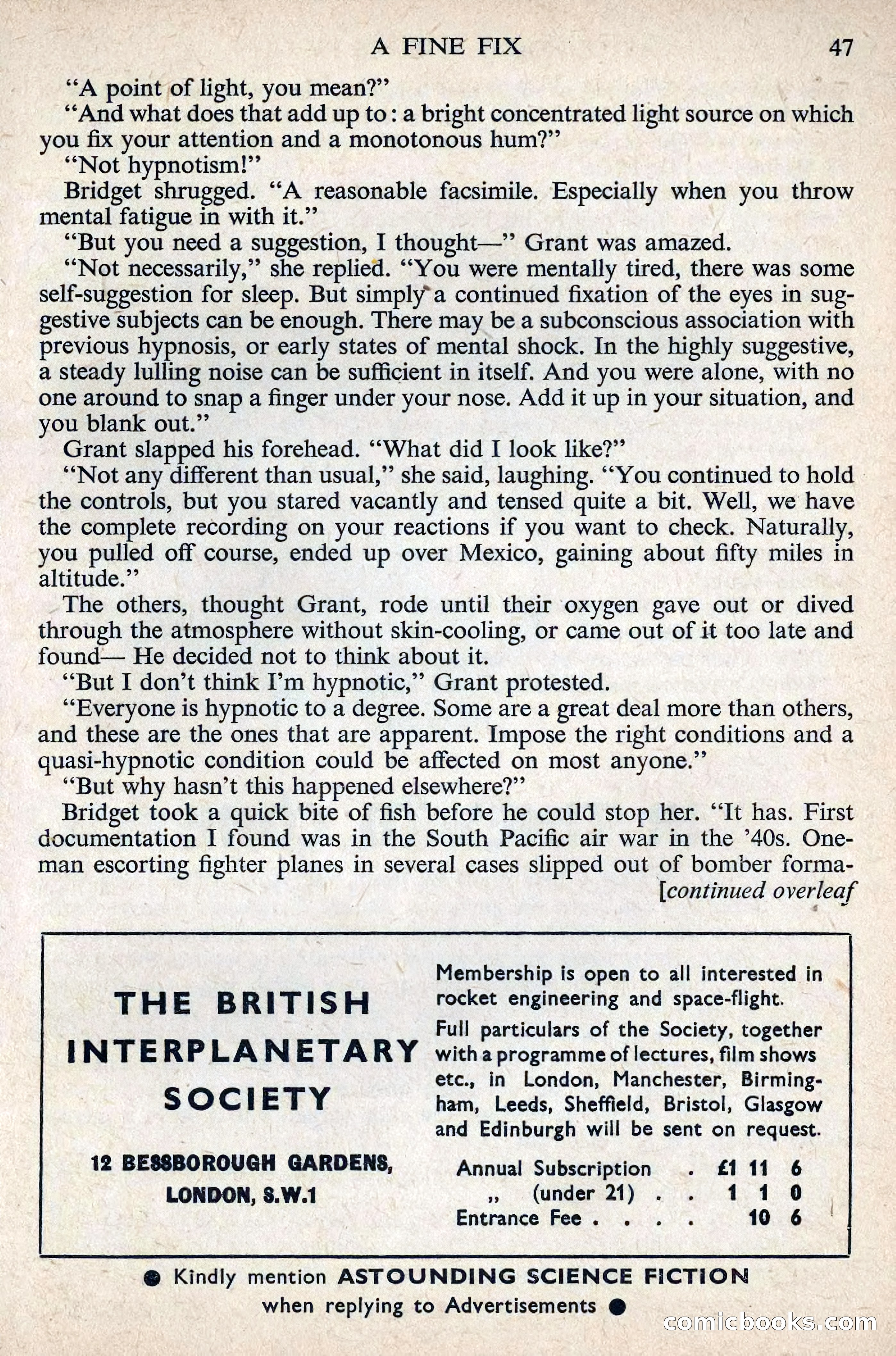 Astounding Science Fiction, August 1955 (British Edition) — page 49 of 133