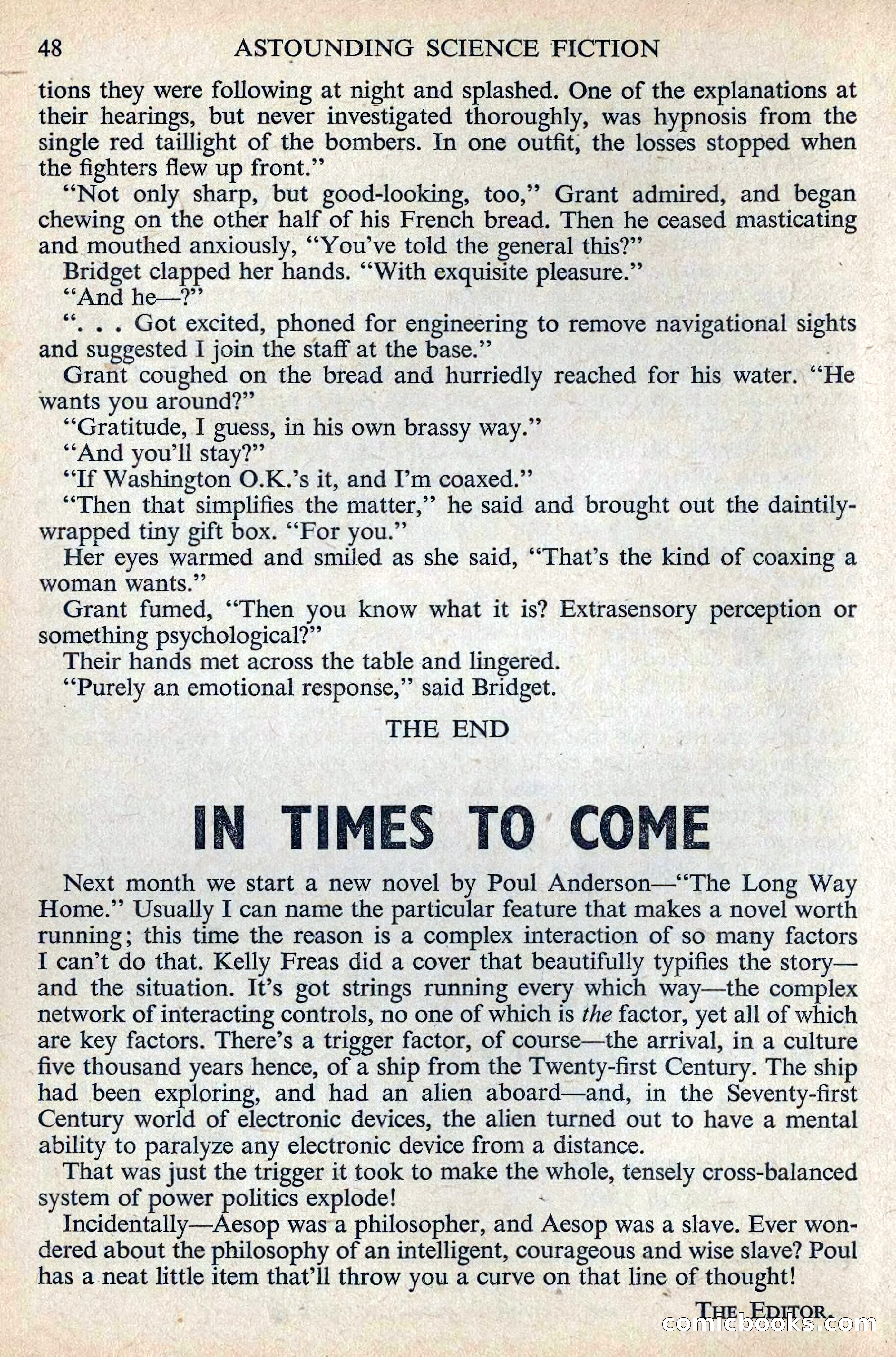 Astounding Science Fiction, August 1955 (British Edition) — page 50 of 133