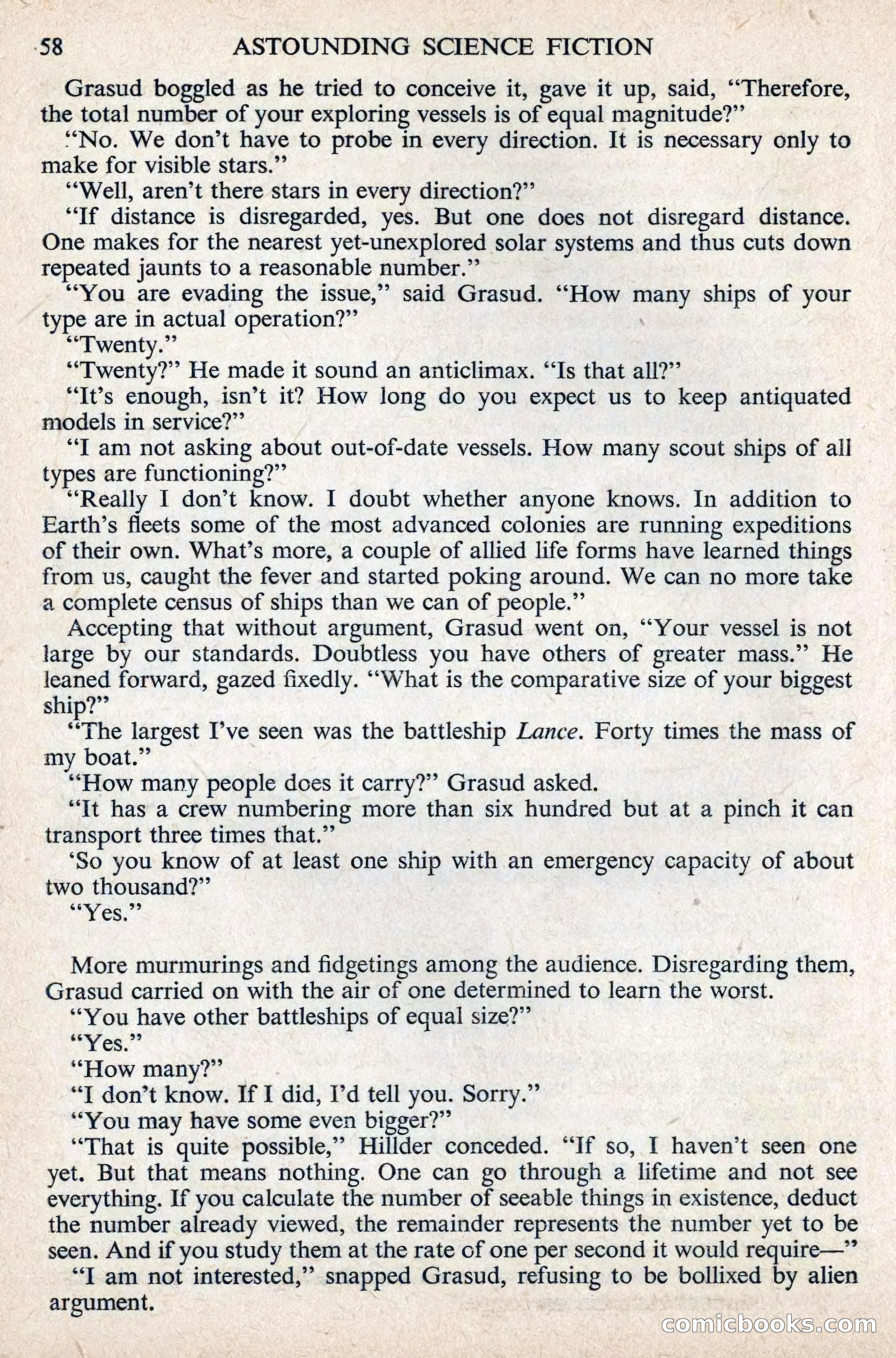 Astounding Science Fiction, August 1955 (British Edition) — page 60 of 133
