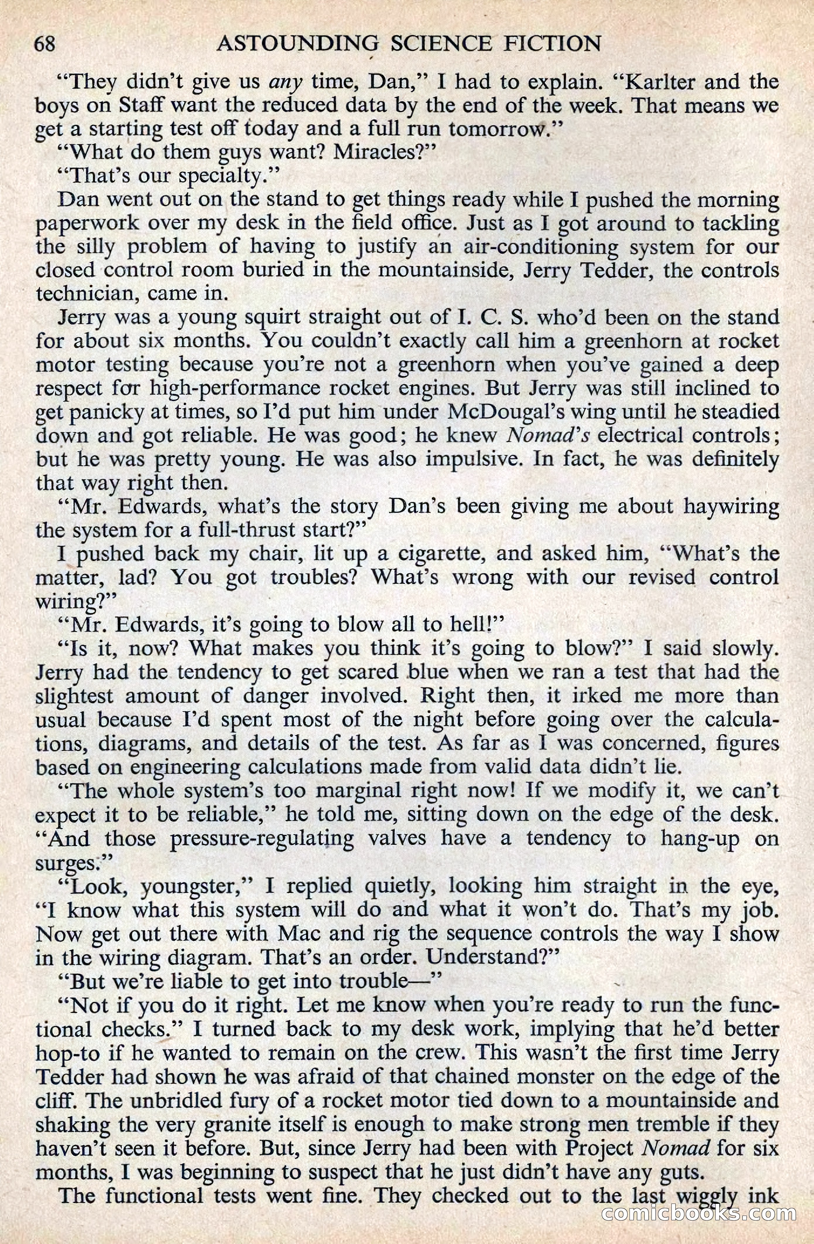 Astounding Science Fiction, August 1955 (British Edition) — page 70 of 133
