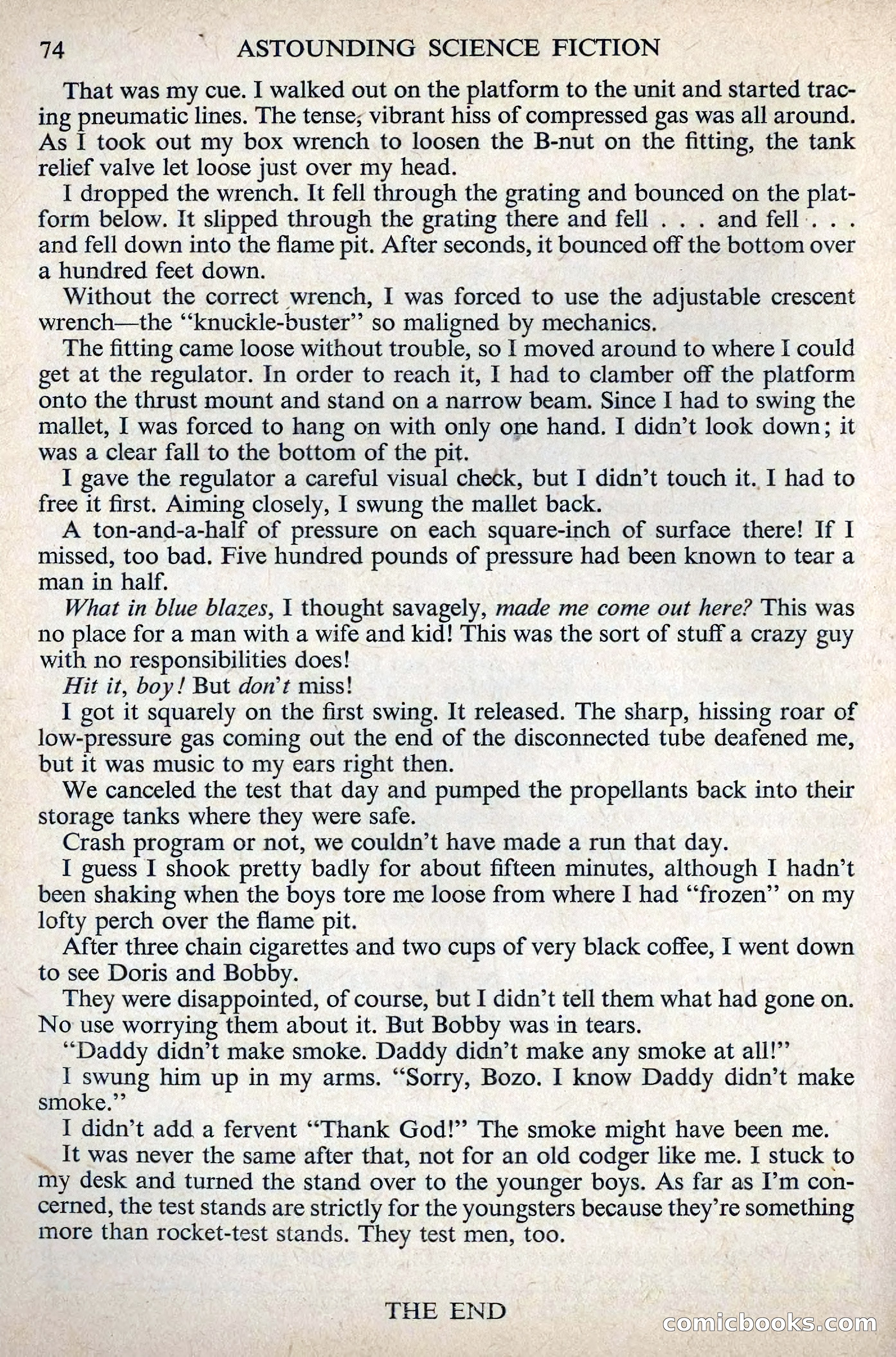Astounding Science Fiction, August 1955 (British Edition) — page 76 of 133