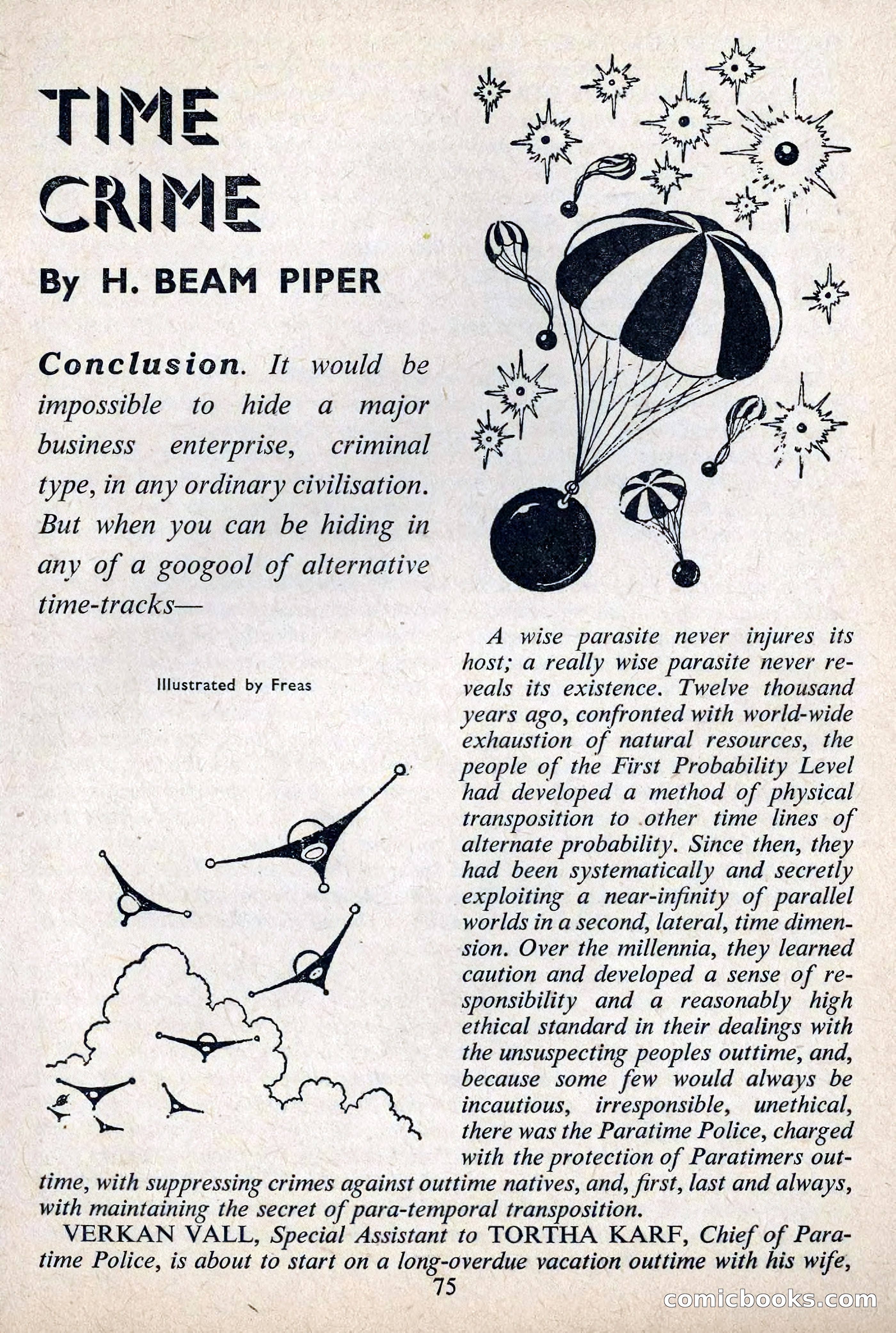 Astounding Science Fiction, August 1955 (British Edition) — page 77 of 133