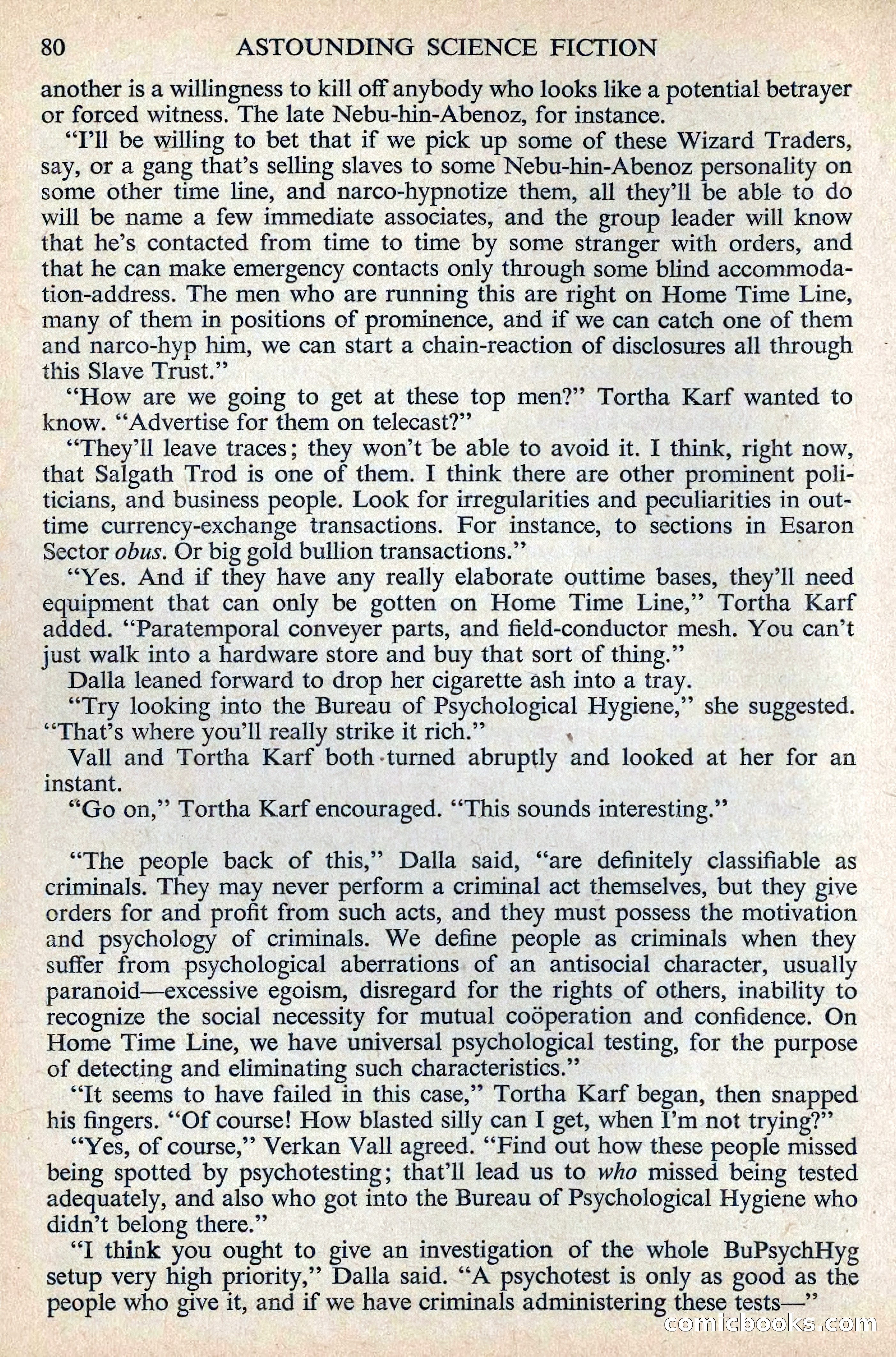 Astounding Science Fiction, August 1955 (British Edition) — page 82 of 133