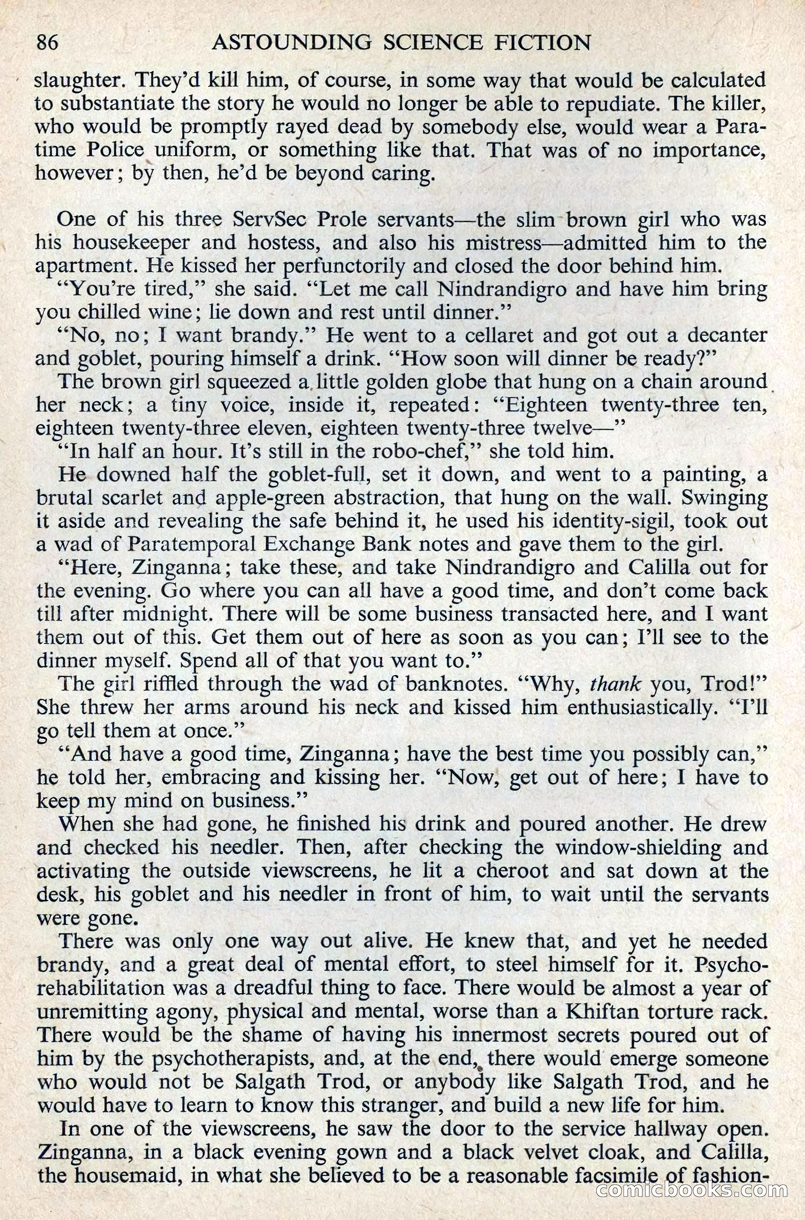 Astounding Science Fiction, August 1955 (British Edition) — page 88 of 133