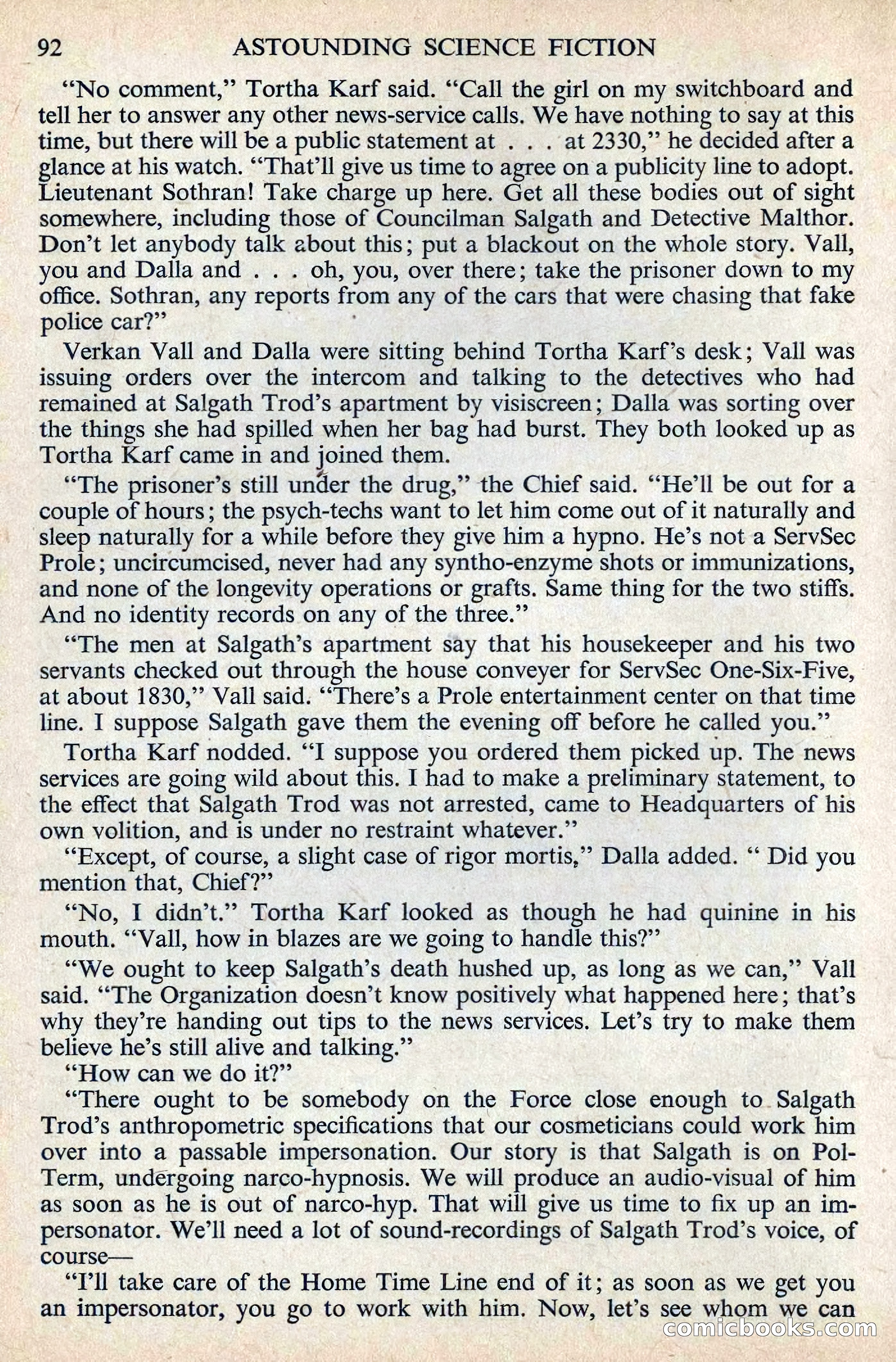 Astounding Science Fiction, August 1955 (British Edition) — page 94 of 133