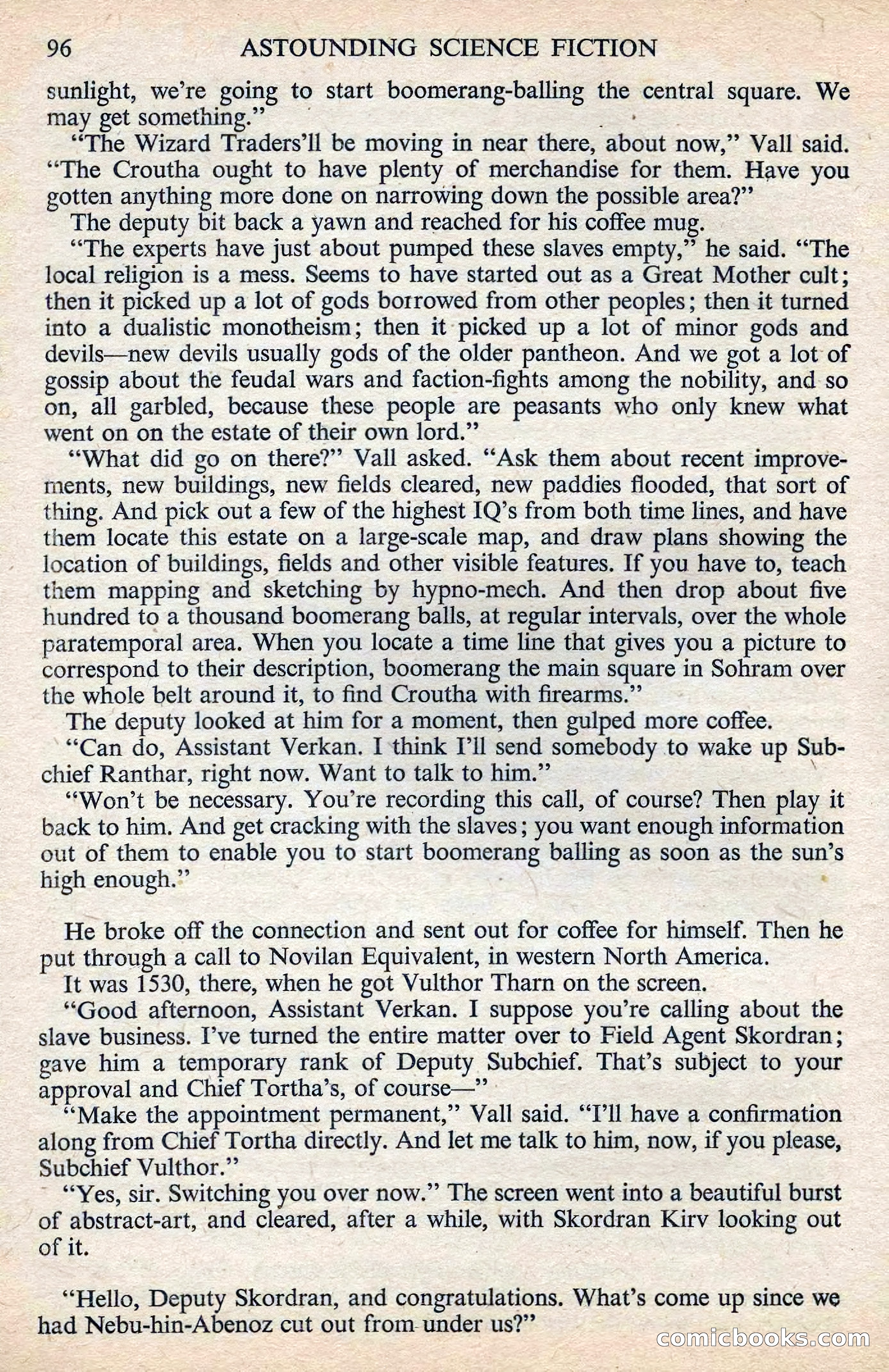 Astounding Science Fiction, August 1955 (British Edition) — page 98 of 133
