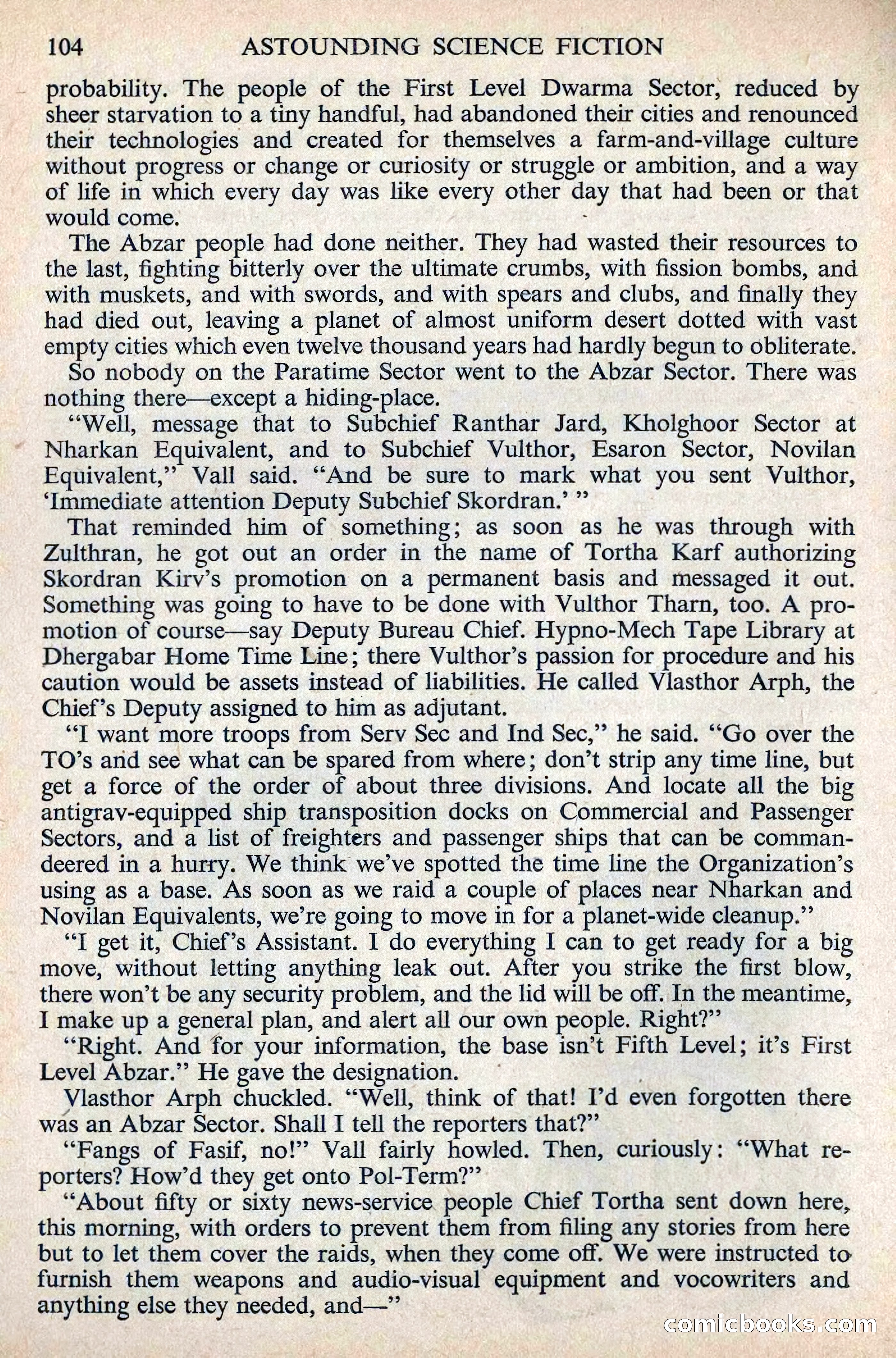 Astounding Science Fiction, August 1955 (British Edition) — page 106 of 133