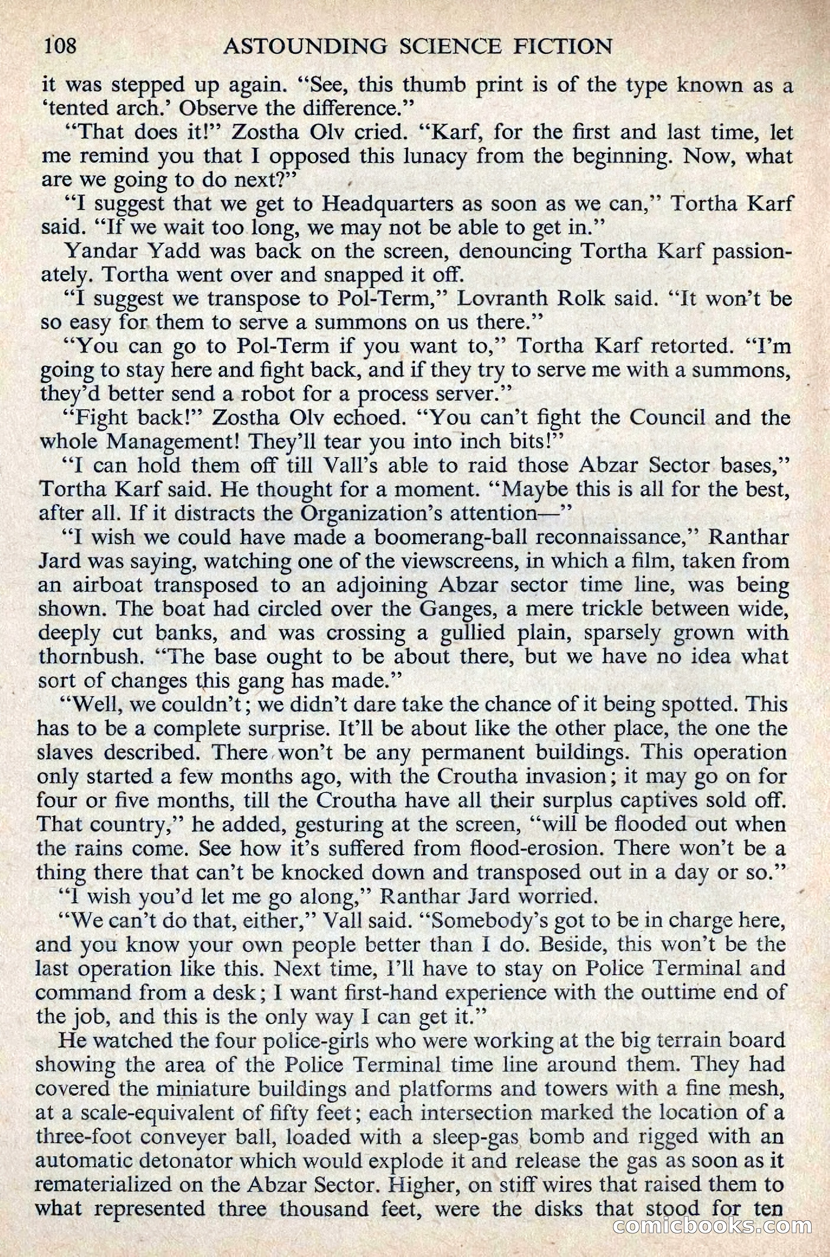 Astounding Science Fiction, August 1955 (British Edition) — page 110 of 133