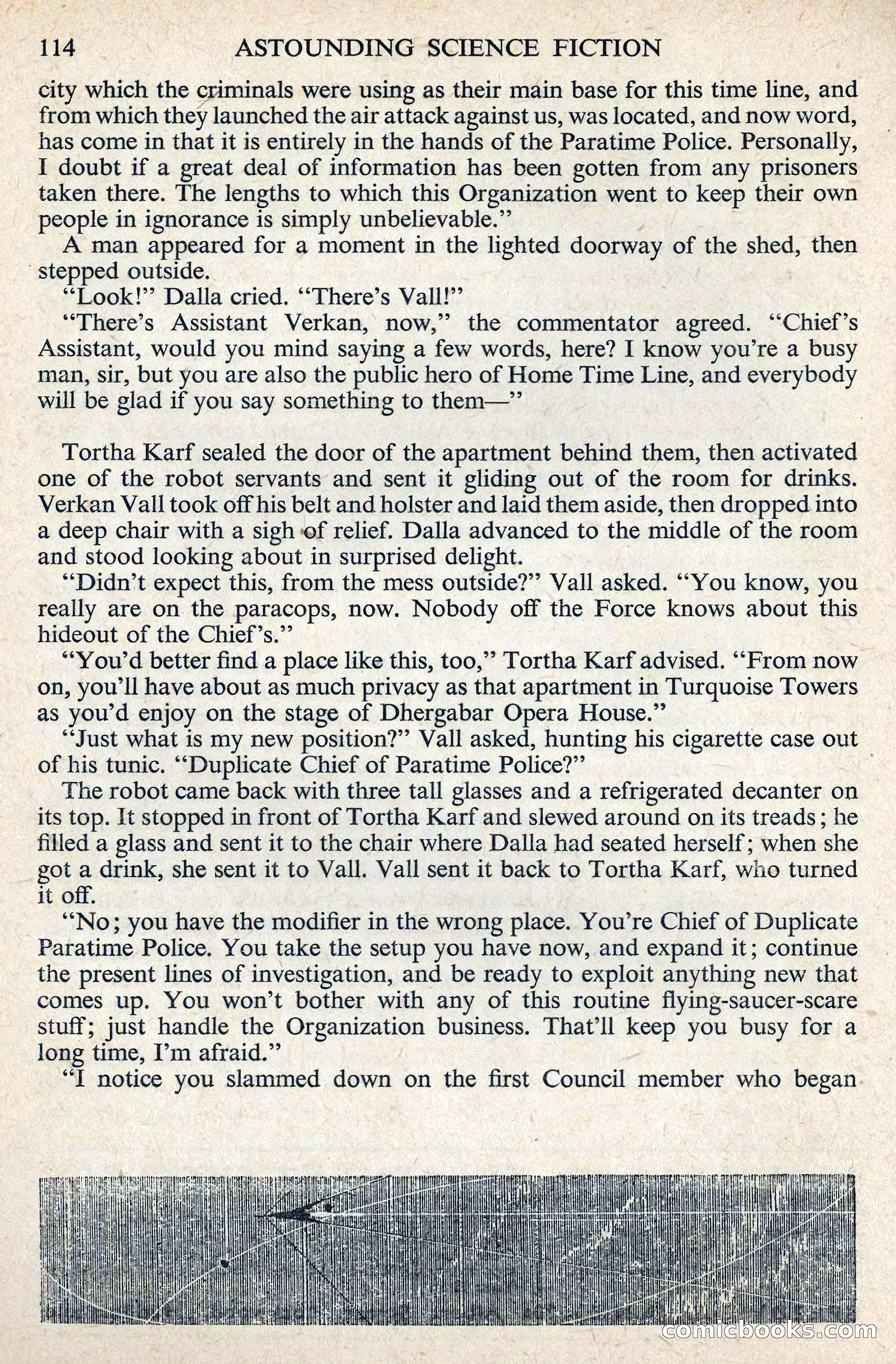 Astounding Science Fiction, August 1955 (British Edition) — page 116 of 133