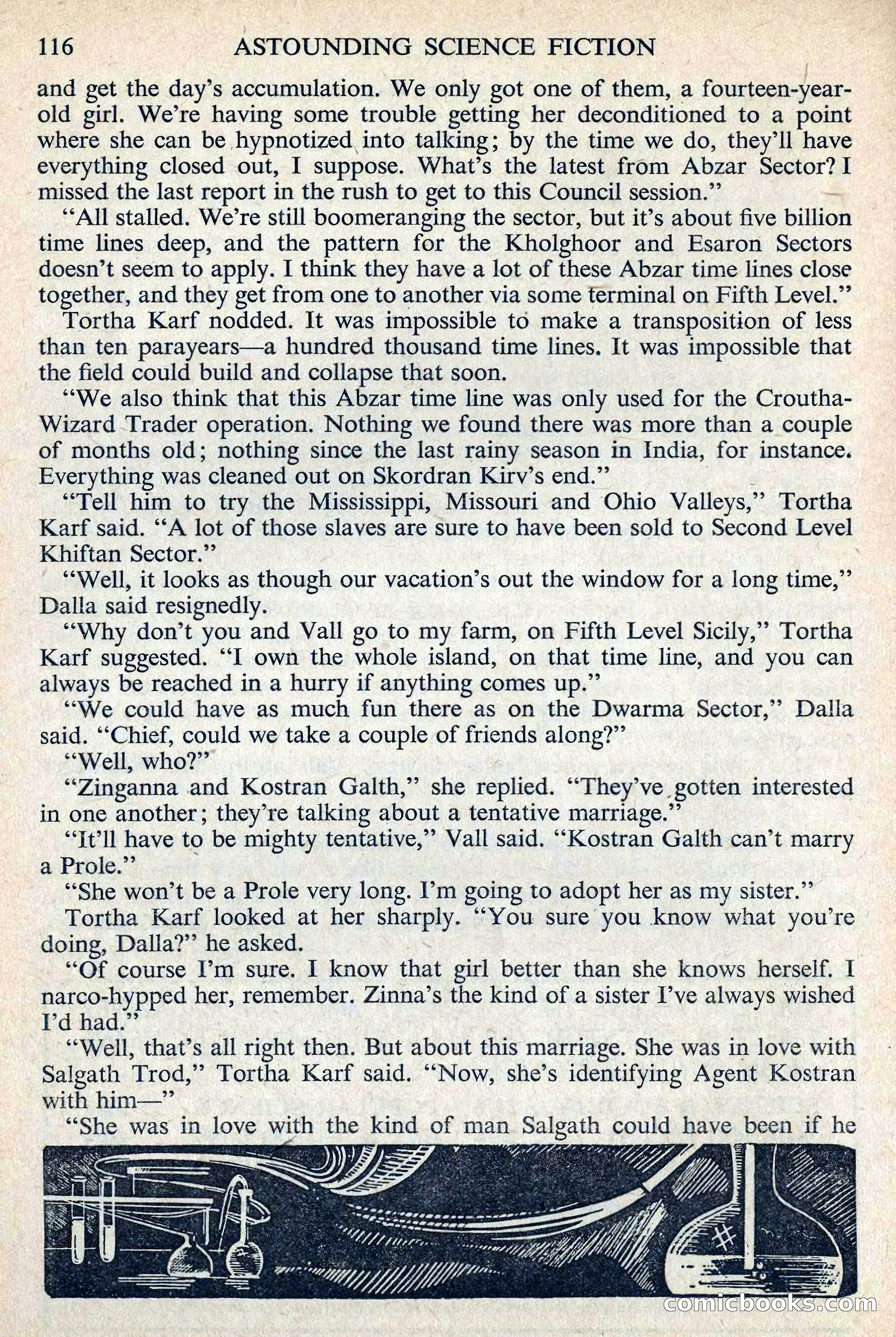 Astounding Science Fiction, August 1955 (British Edition) — page 118 of 133