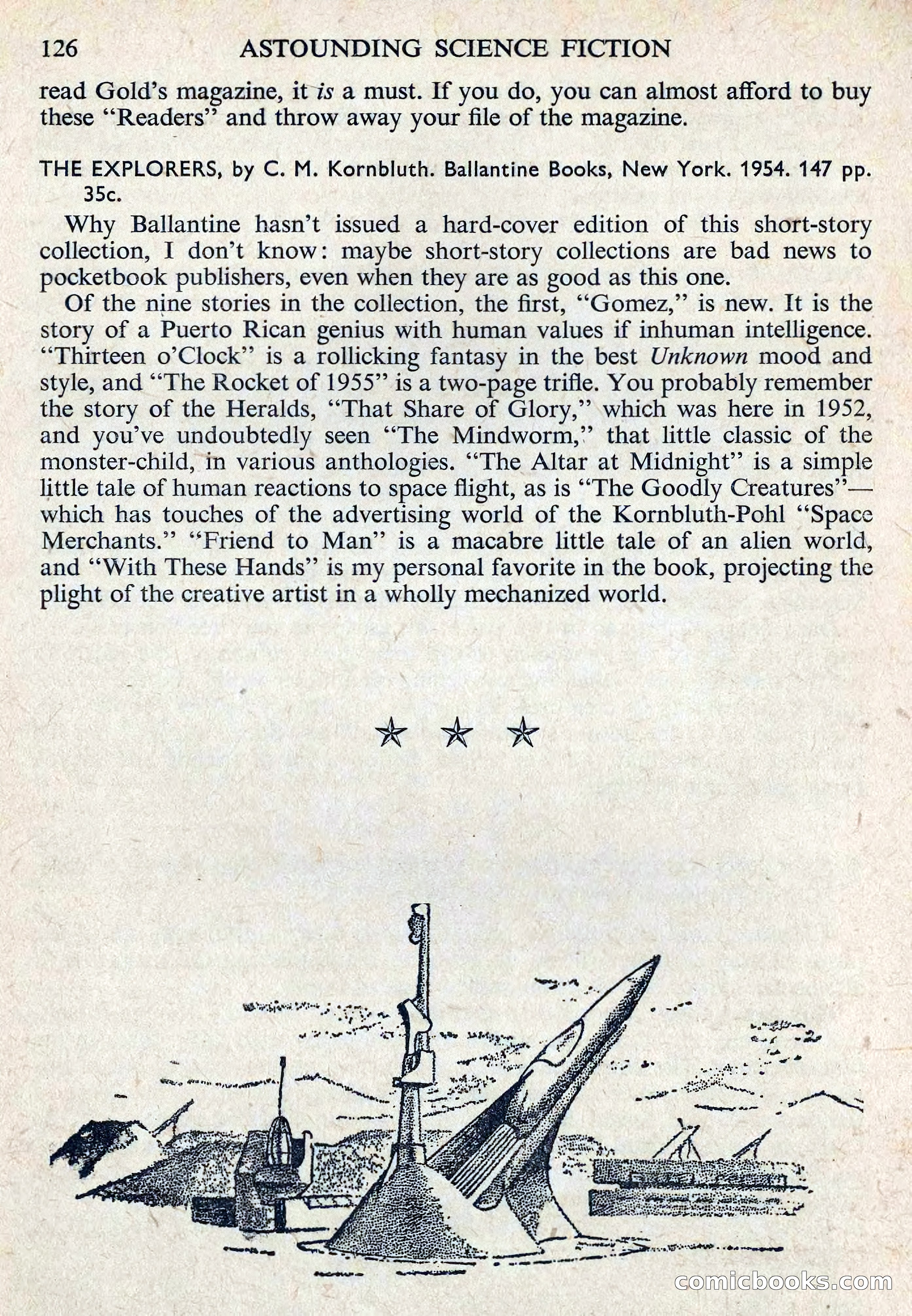 Astounding Science Fiction, August 1955 (British Edition) — page 128 of 133