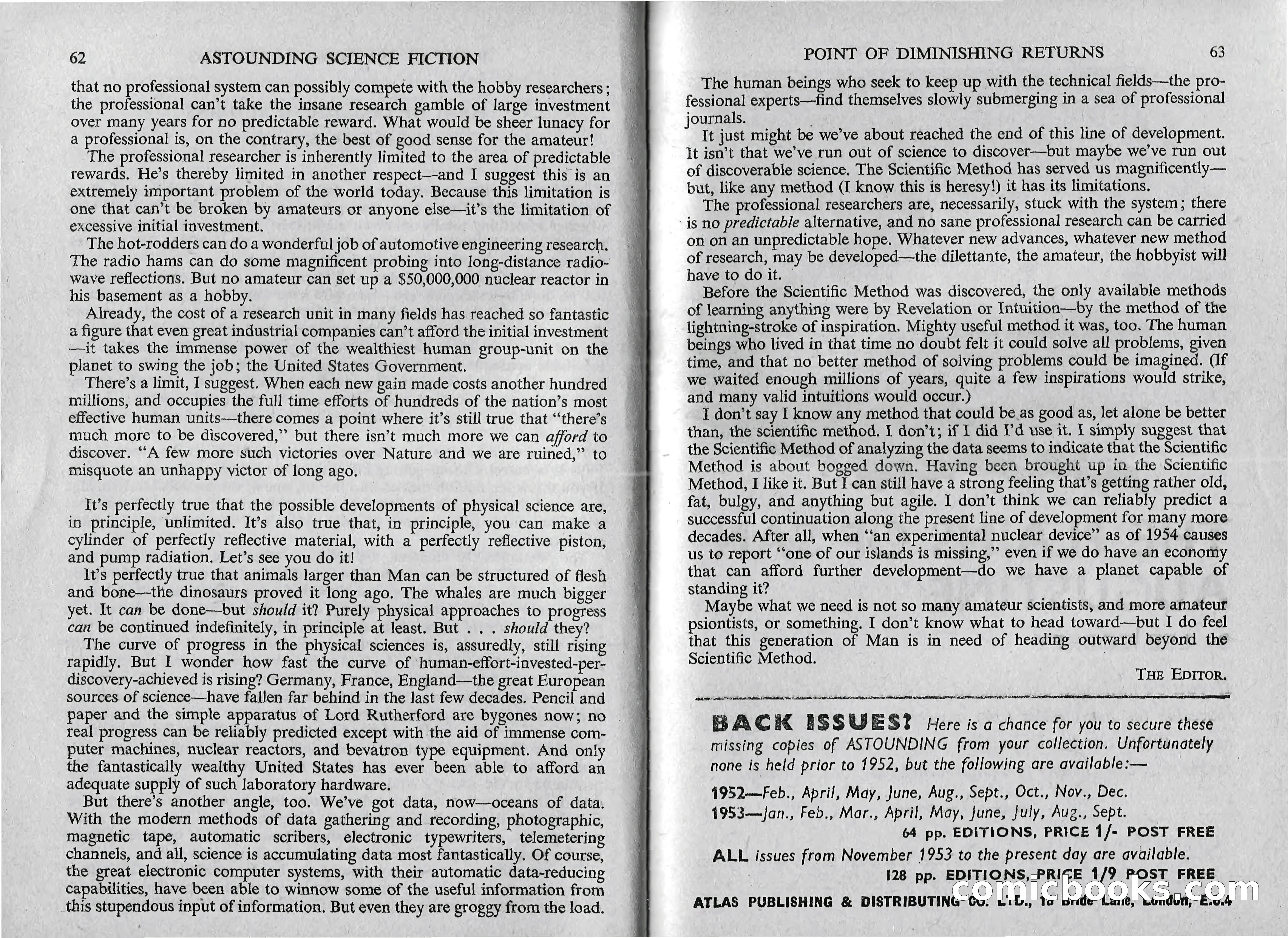 Astounding Science Fiction, British Edition — page 32 of 67