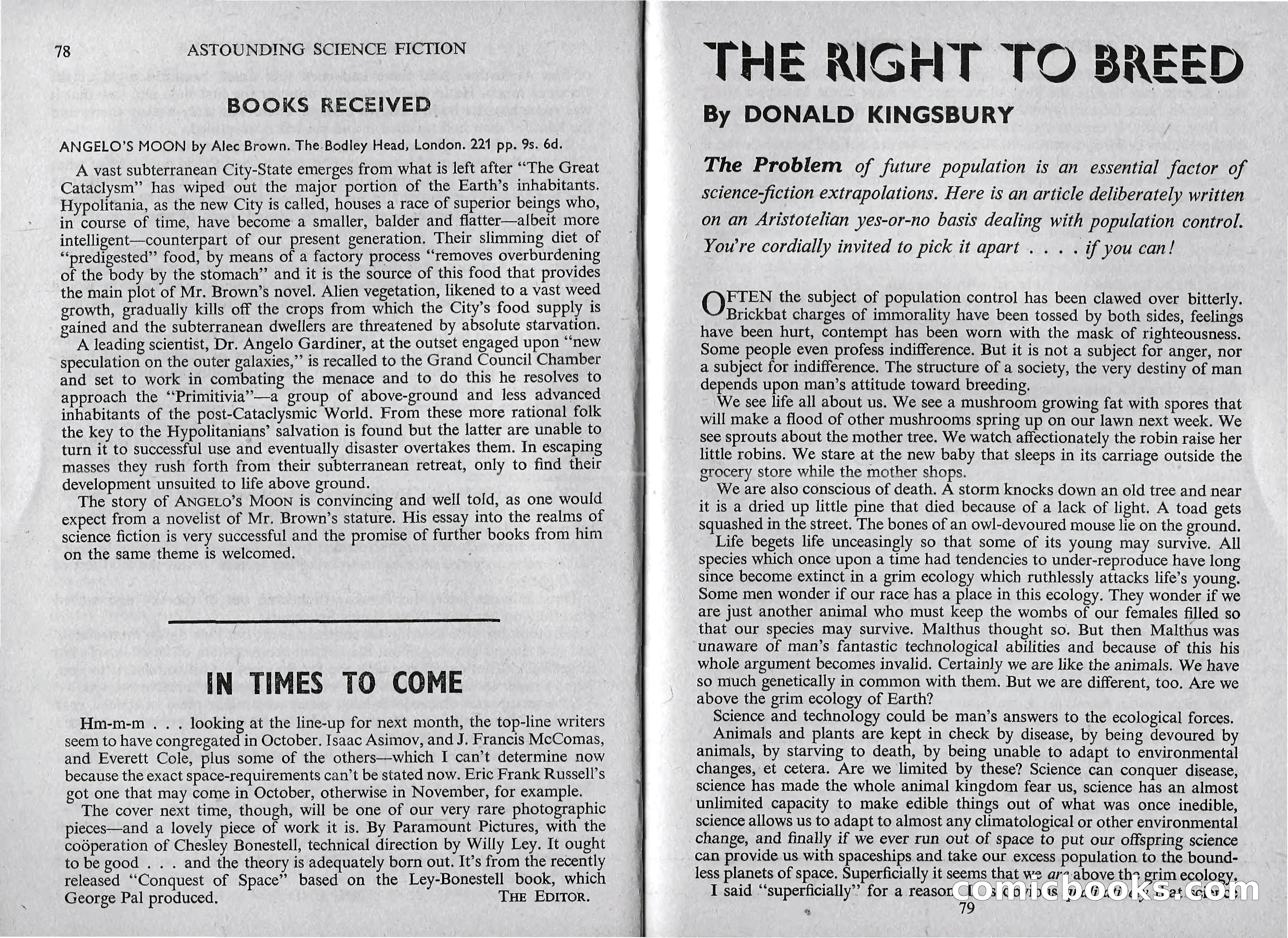 Astounding Science Fiction, British Edition — page 40 of 67