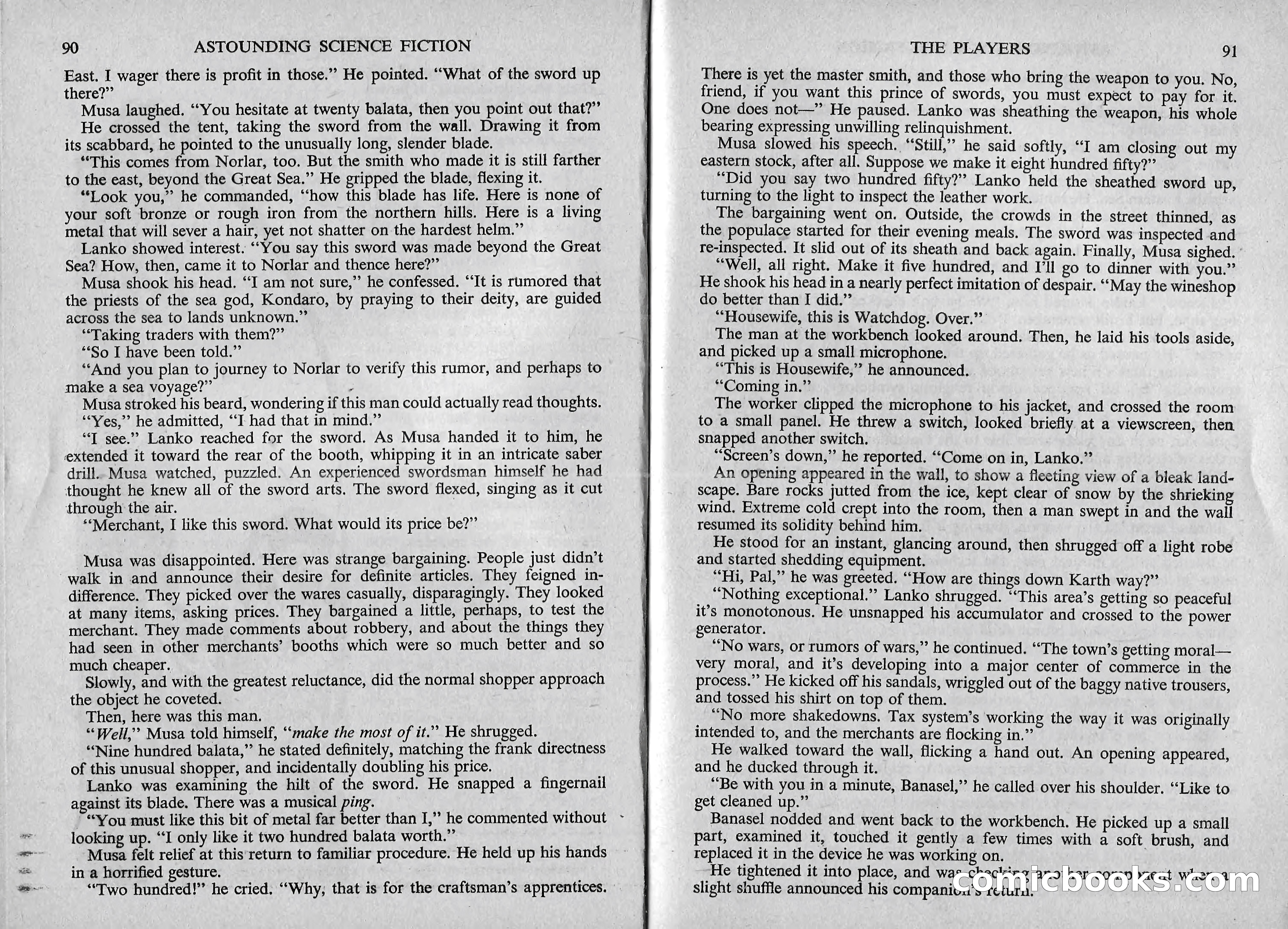 Astounding Science Fiction, British Edition — page 46 of 67