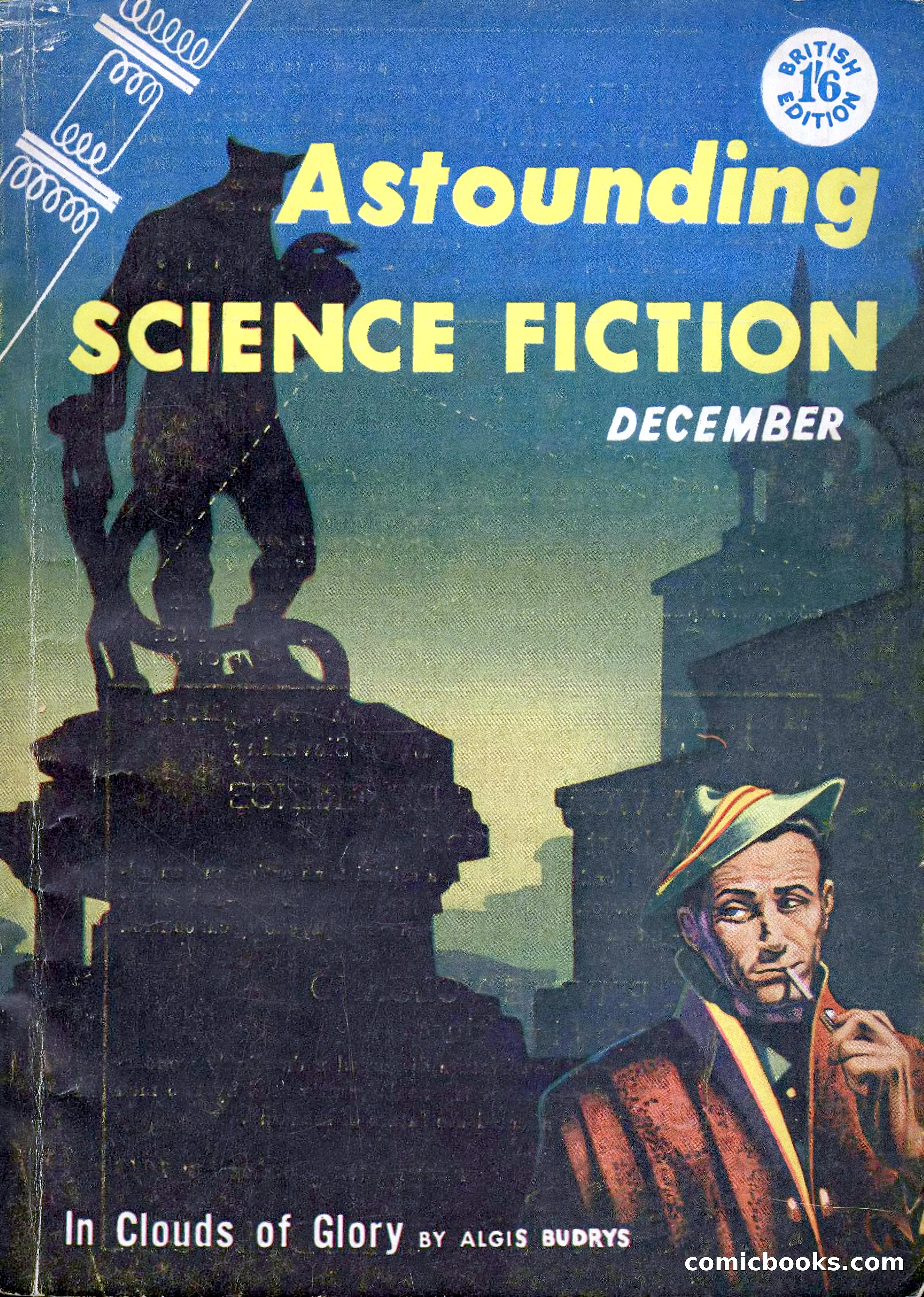 Astounding Science Fiction, British Edition, December 1955 — page 1 of 133