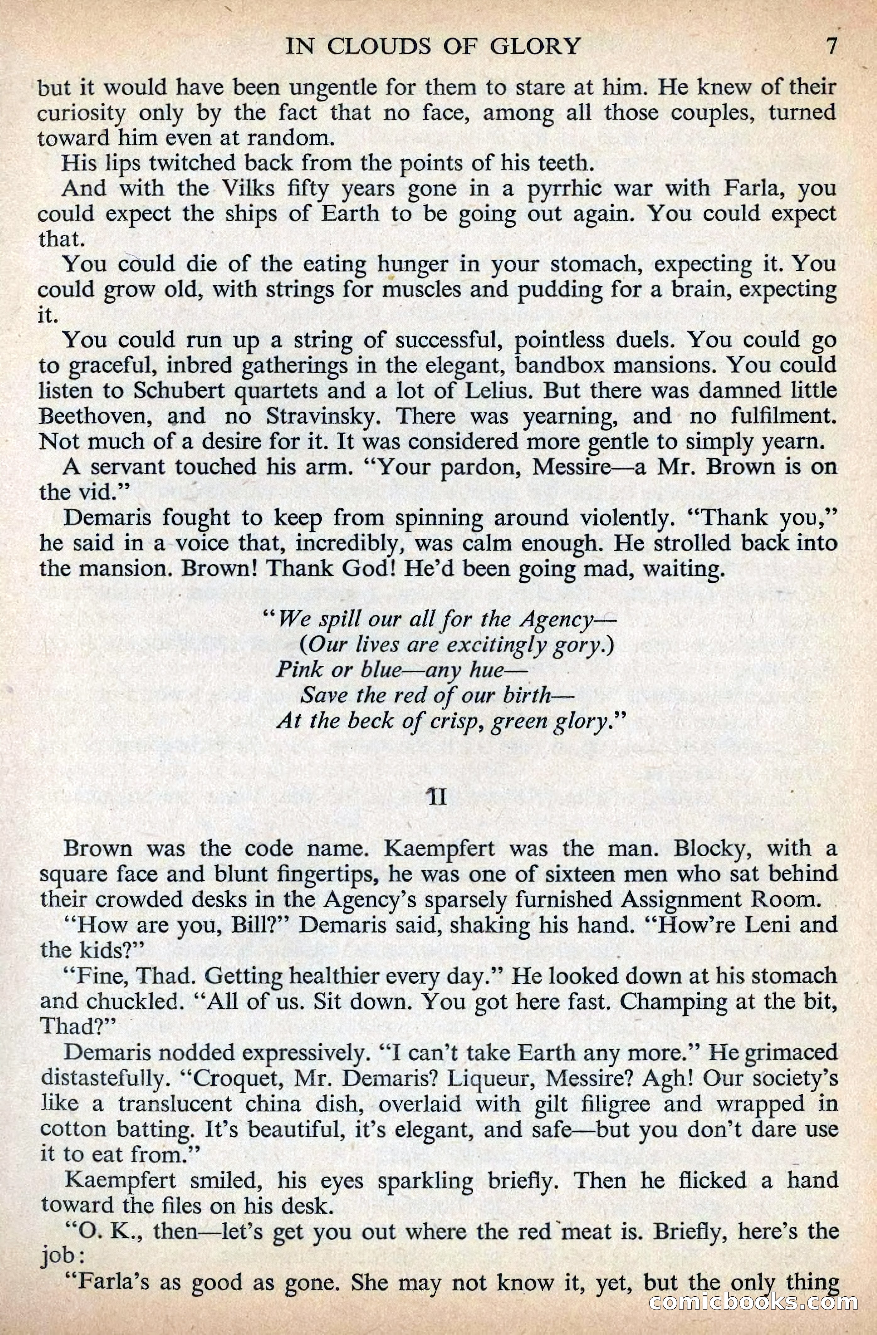 Astounding Science Fiction, British Edition, December 1955 — page 9 of 133