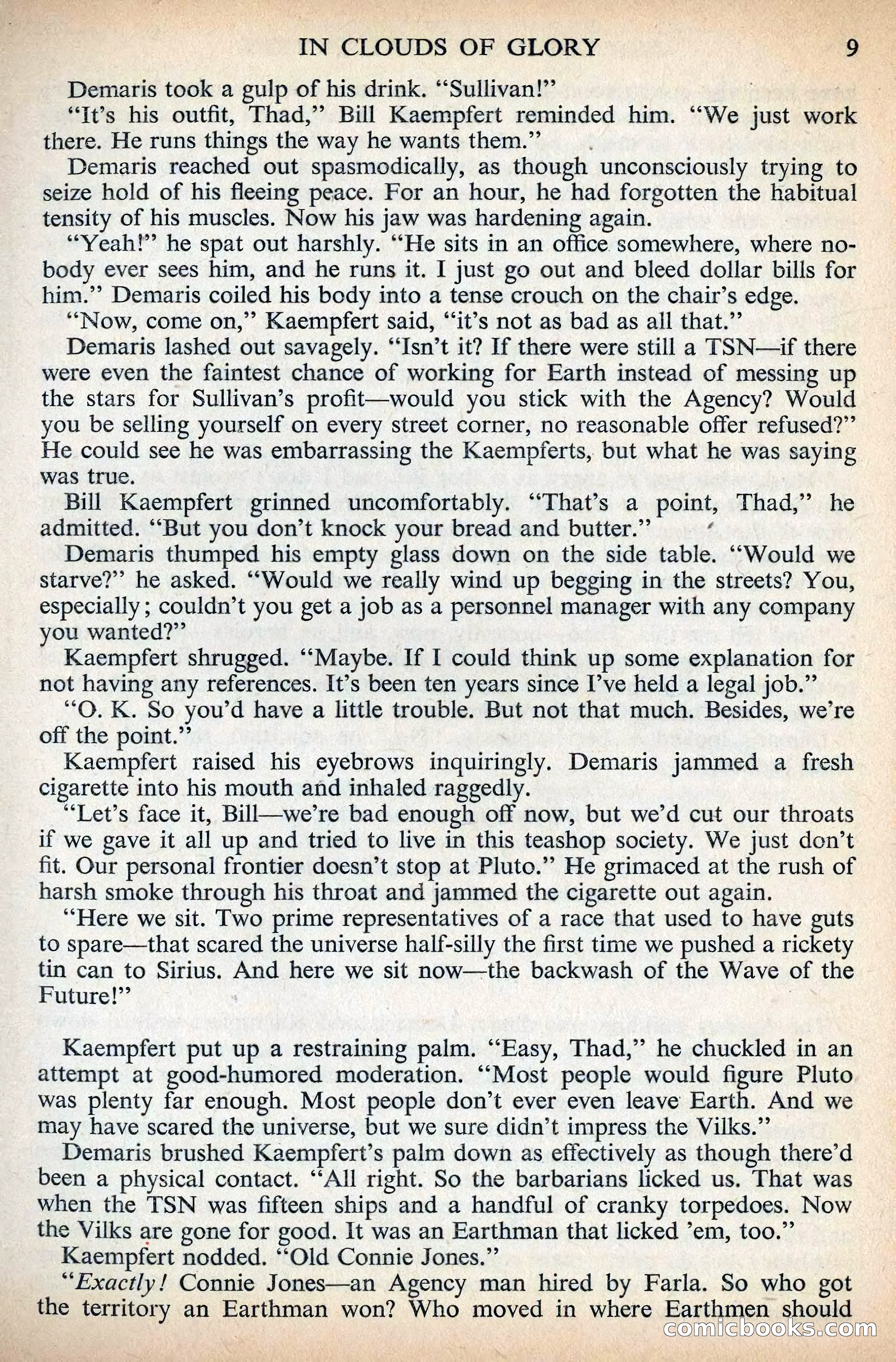 Astounding Science Fiction, British Edition, December 1955 — page 11 of 133
