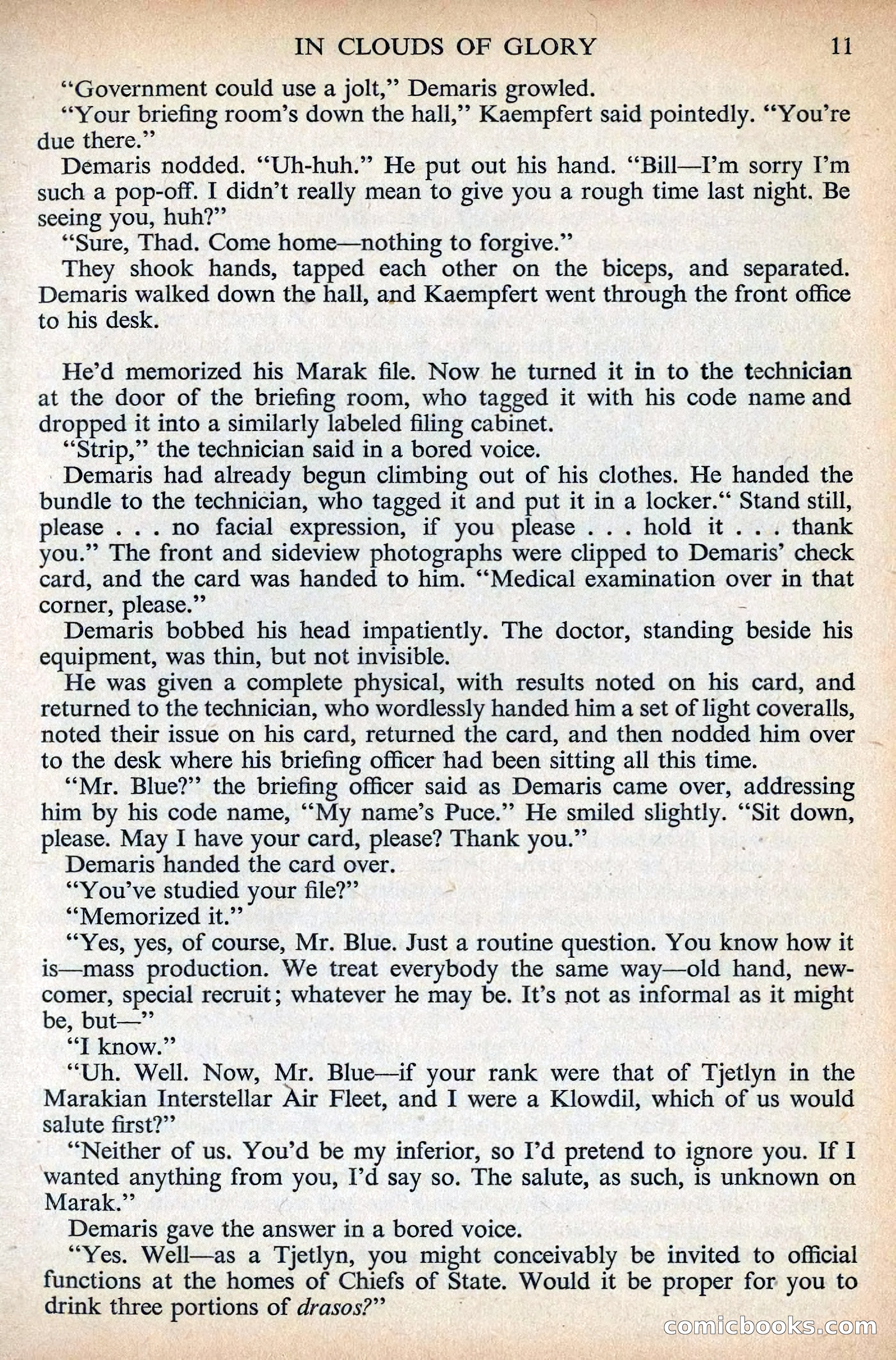 Astounding Science Fiction, British Edition, December 1955 — page 13 of 133